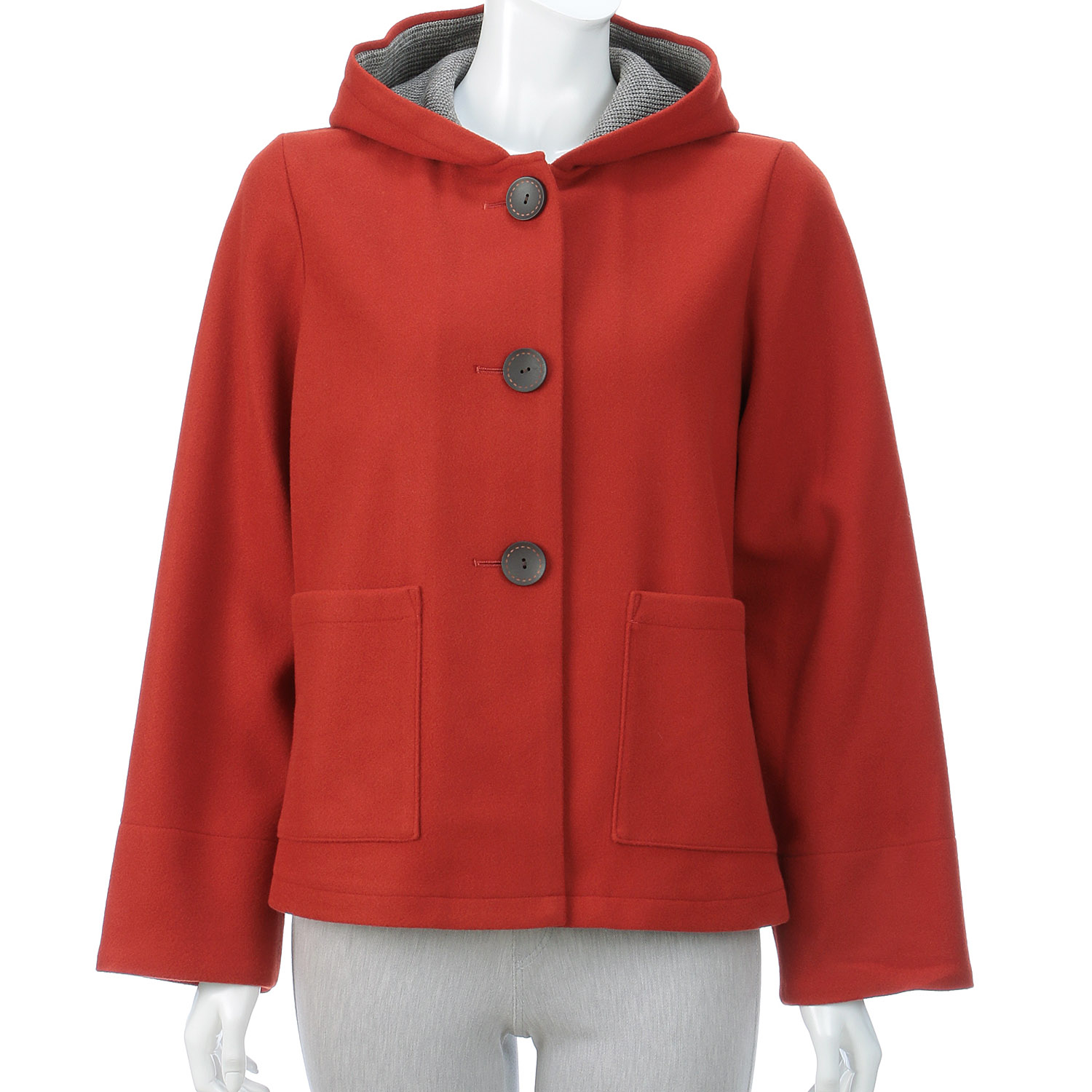 ウール調フェルトジャケット - 画像6