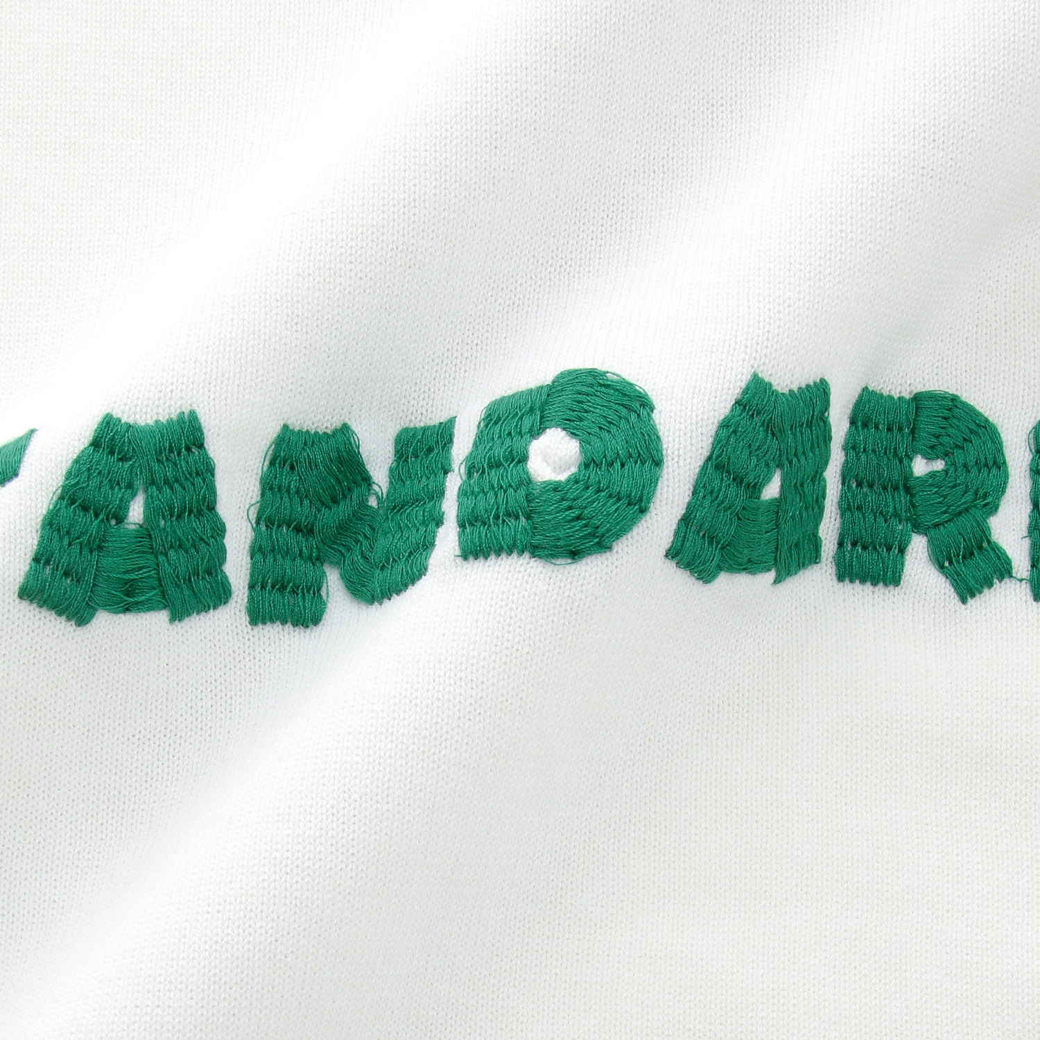 【Insta Live】mao made ロゴ刺繍5分袖ニットTEE - 画像7