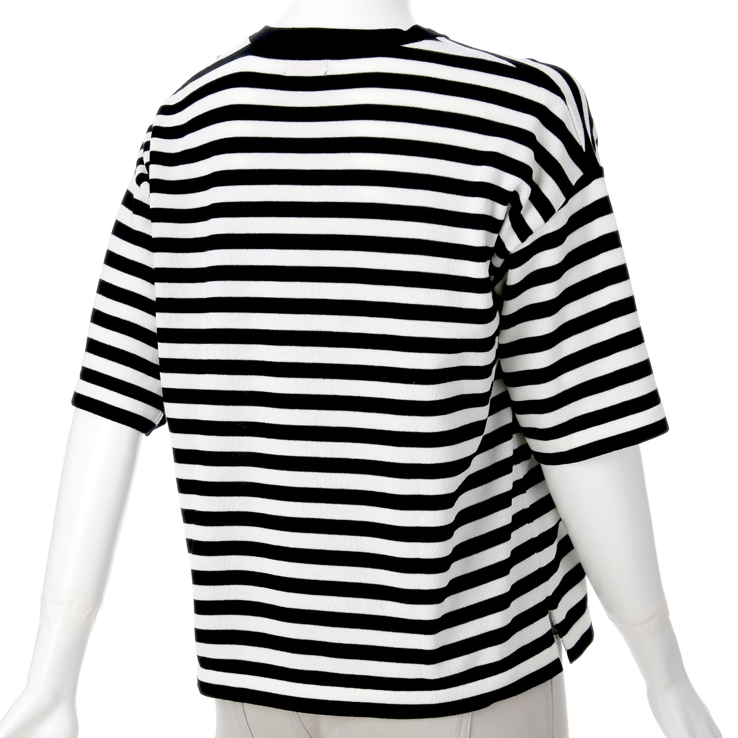 mao made ハート刺繍5分袖ニットTEE - 画像8