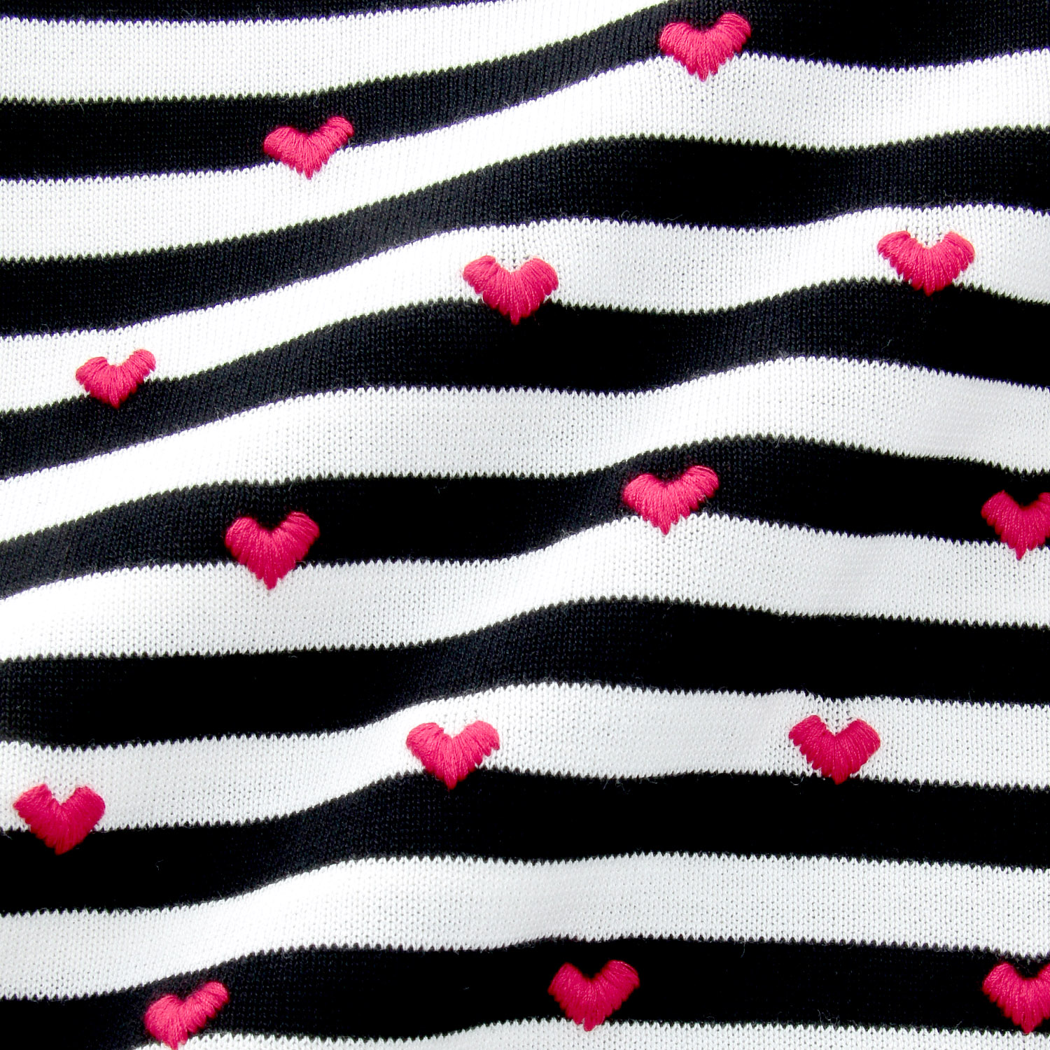 【Insta Live】mao made ハート刺繍5分袖ニットTEE - 画像9