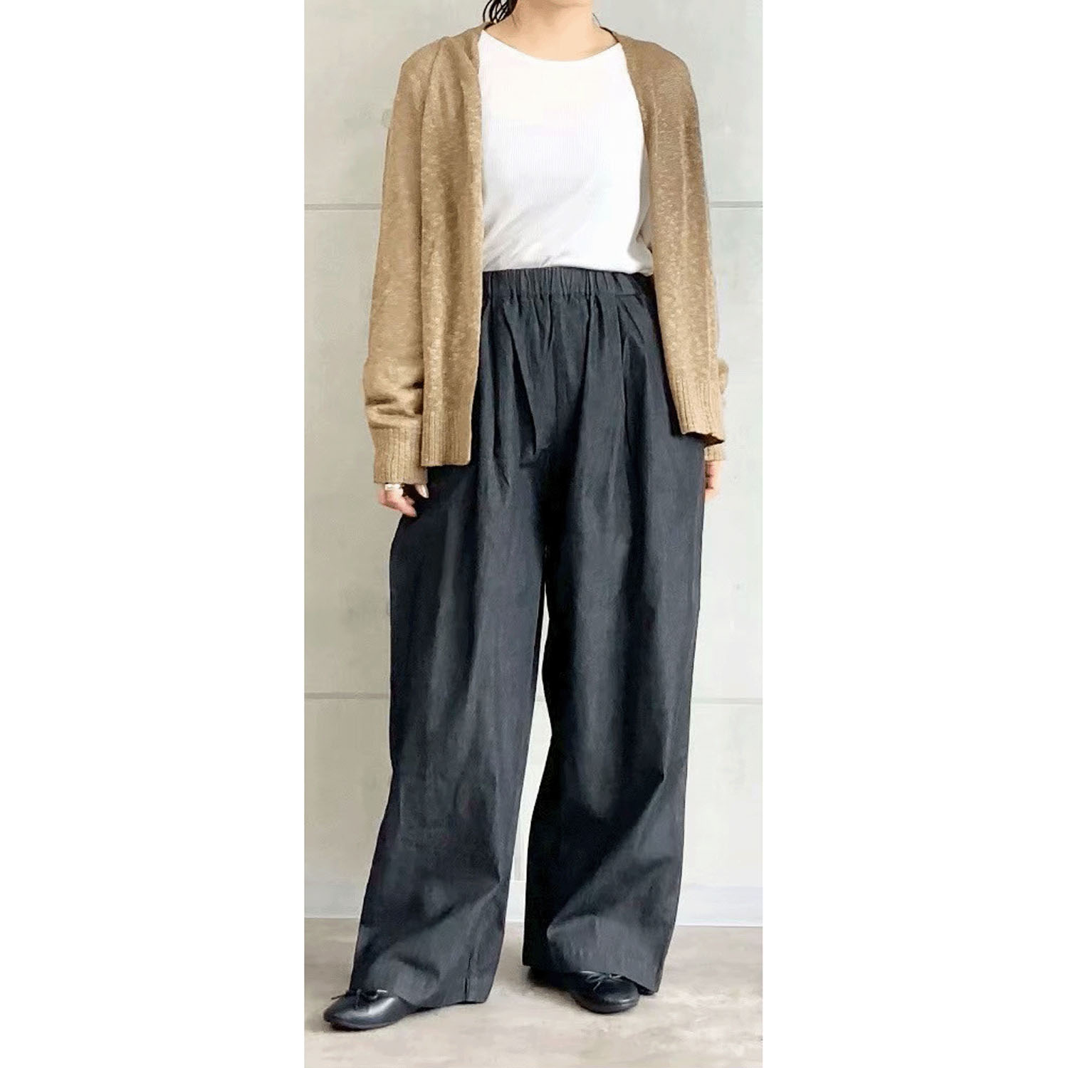 AUG 着流しニットカーデ - 画像4