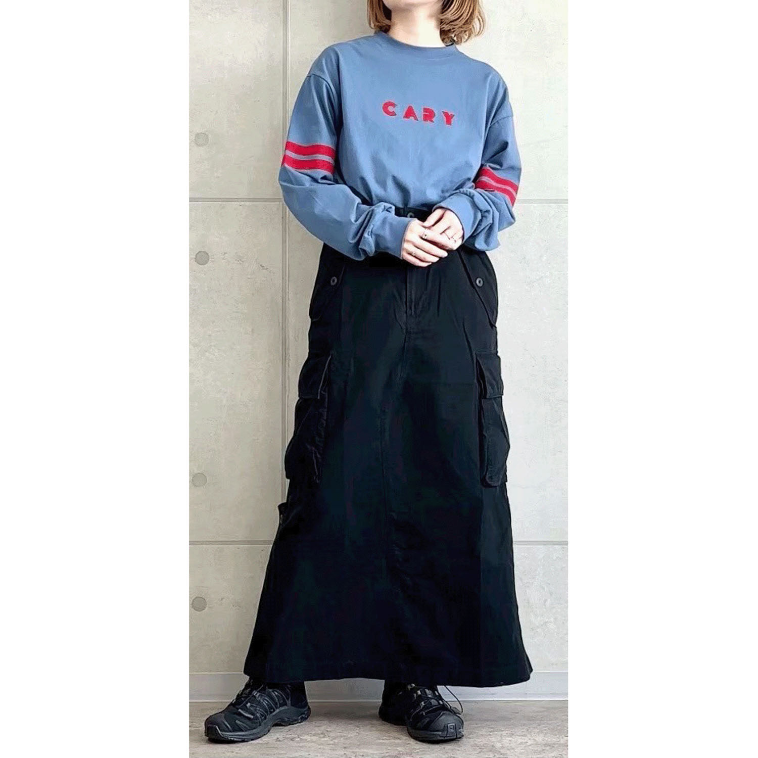 alee リメイクデザインミリタリースカート - 画像3