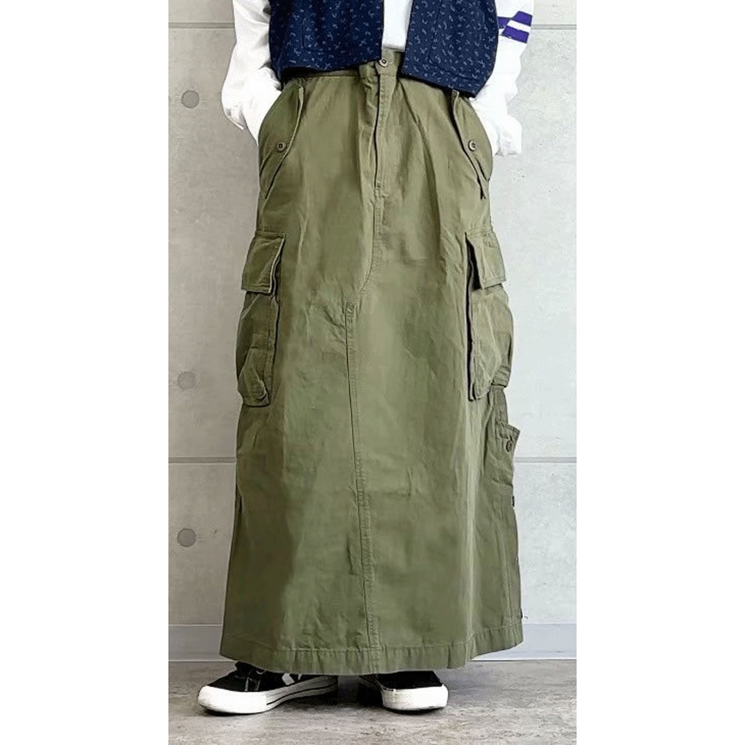 alee リメイクデザインミリタリースカート - 画像10