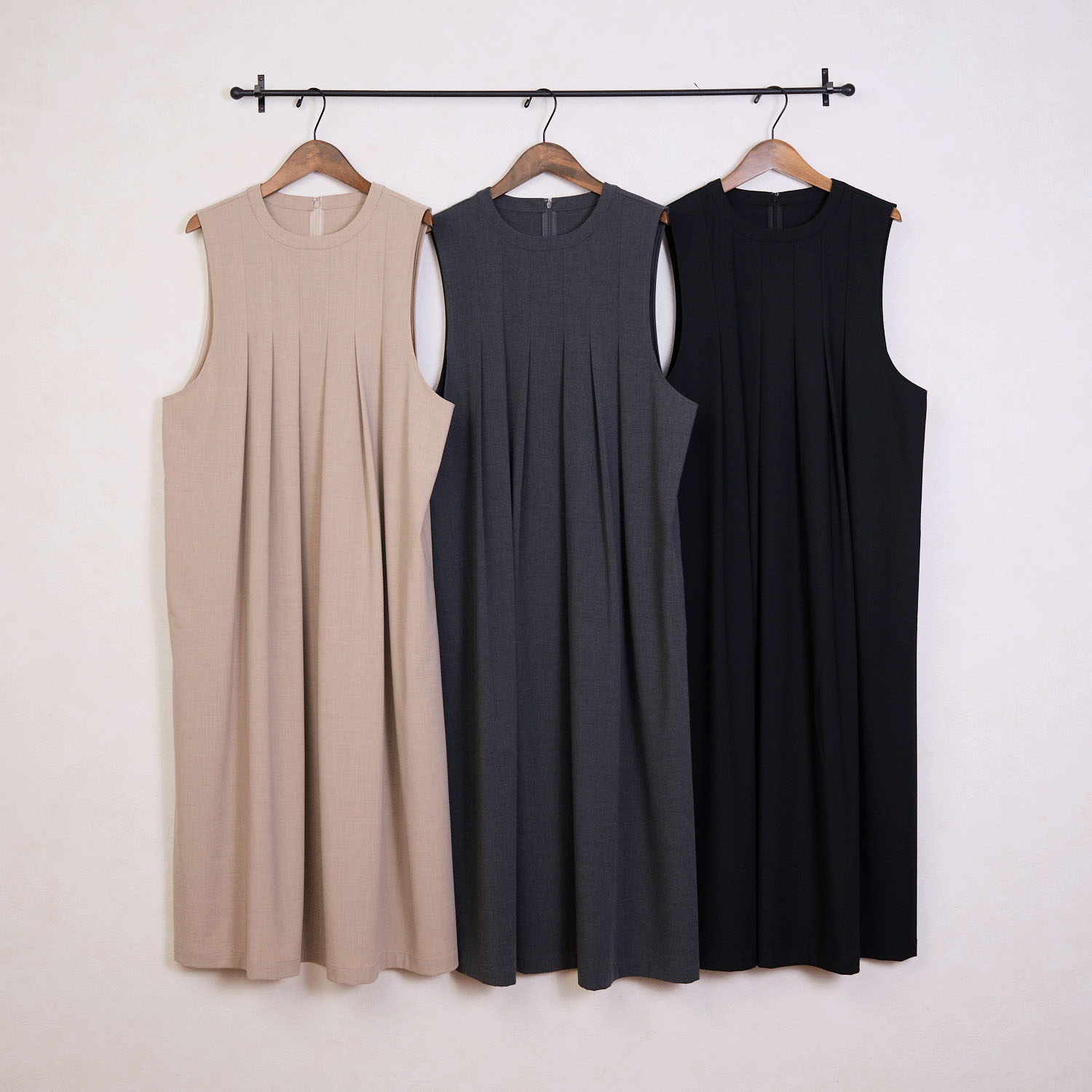 【Insta Live】le ciel 平織ジャンパースカート - 画像2