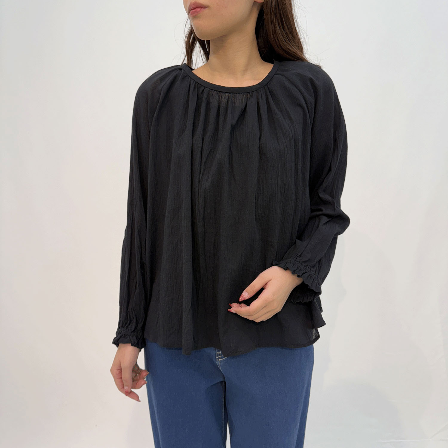 【Insta Live】le ciel コットンシフォンブラウス