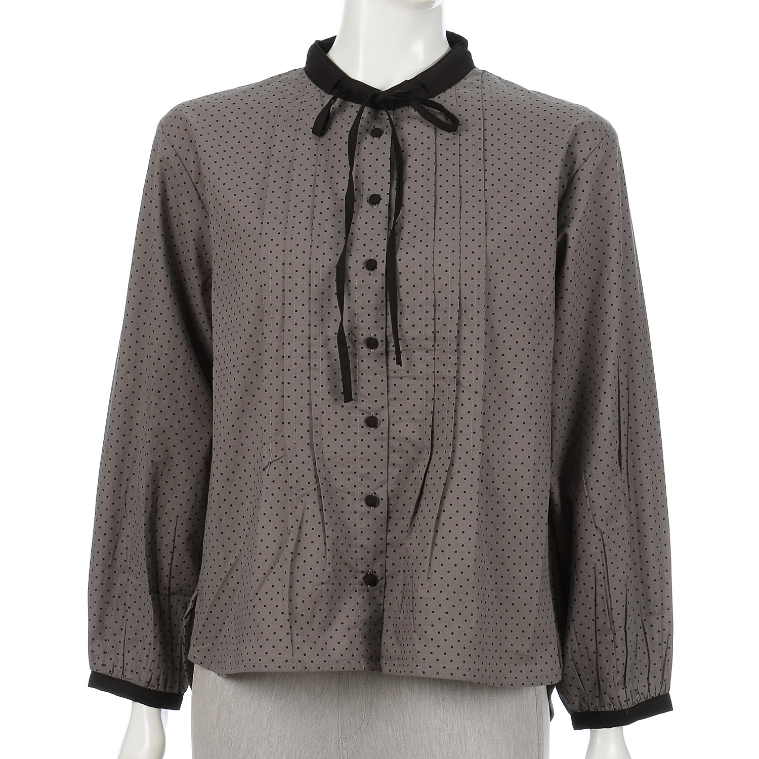 【Insta Live】le ciel ドットプリントブラウス - 画像9