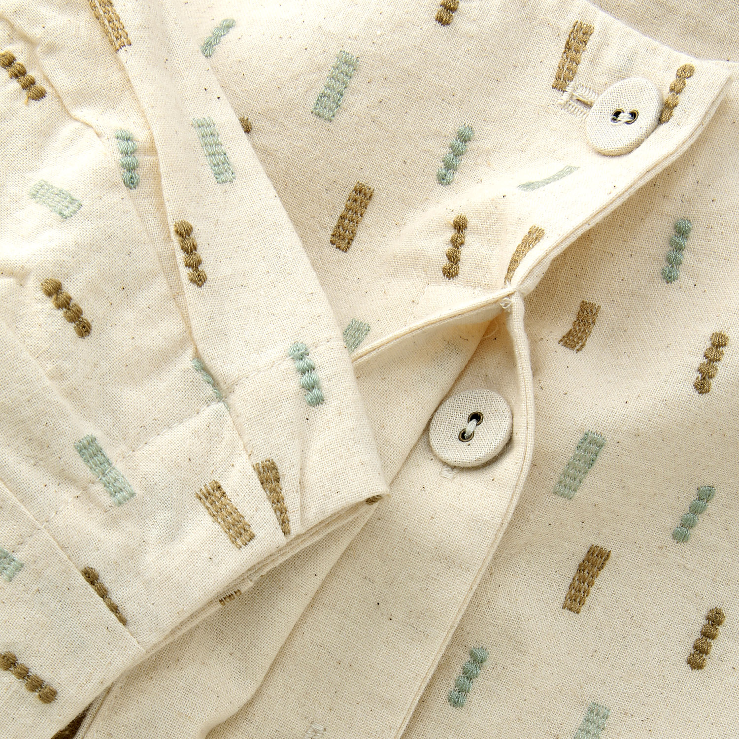 le ciel  ダンガリーマルトシカク刺繍ジャケット - 画像6