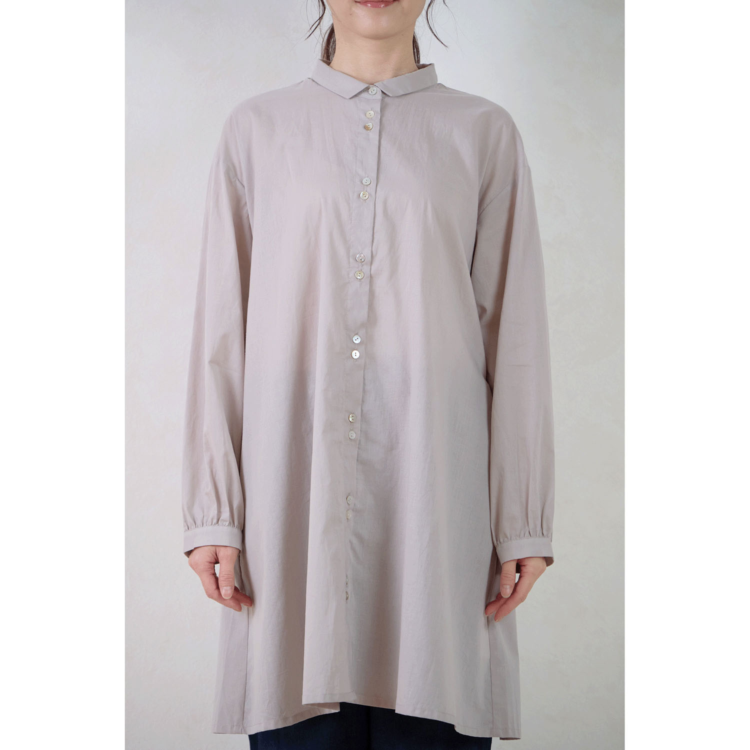 le ciel  コットンローンチュニックワンピース - 画像3