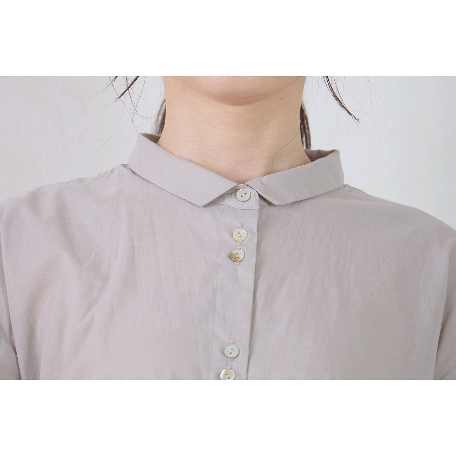 le ciel  コットンローンチュニックワンピース - 画像5