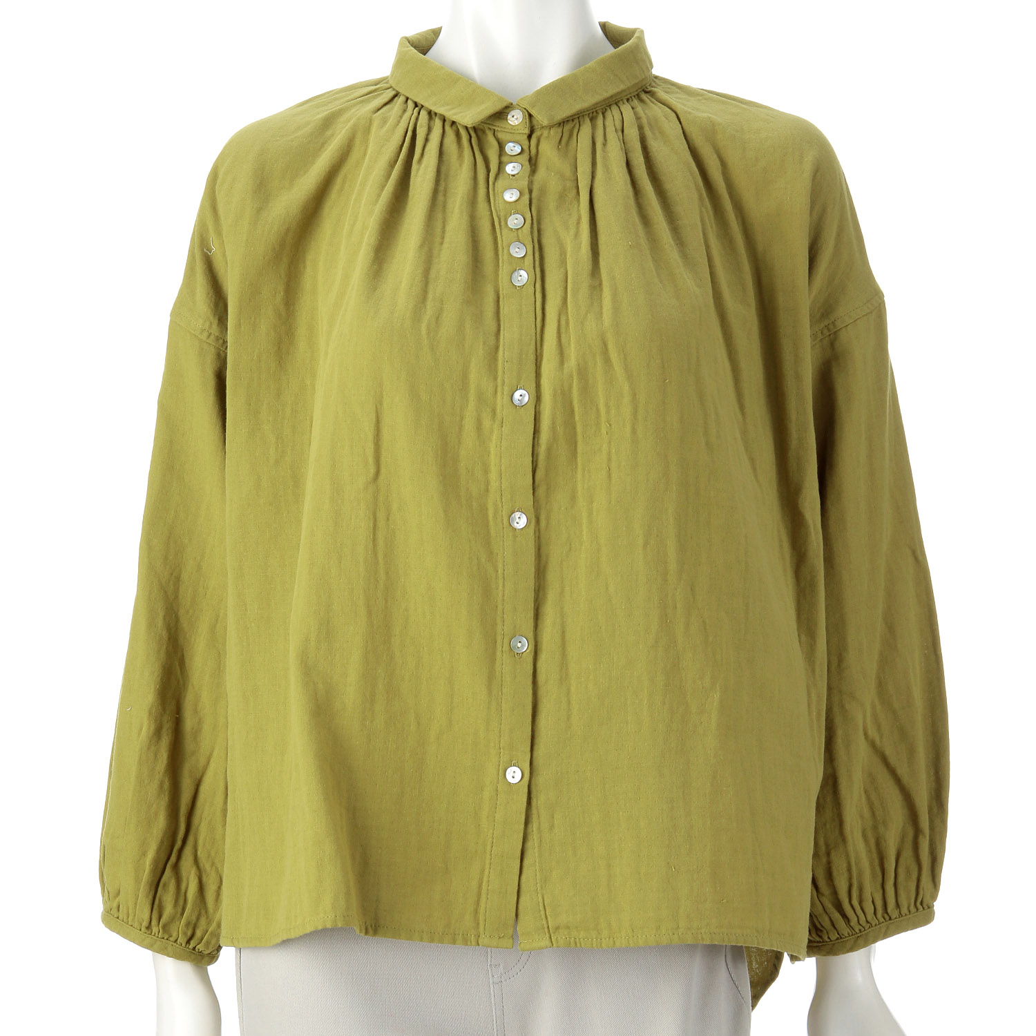 le ciel コットンガーゼブラウス - 画像5