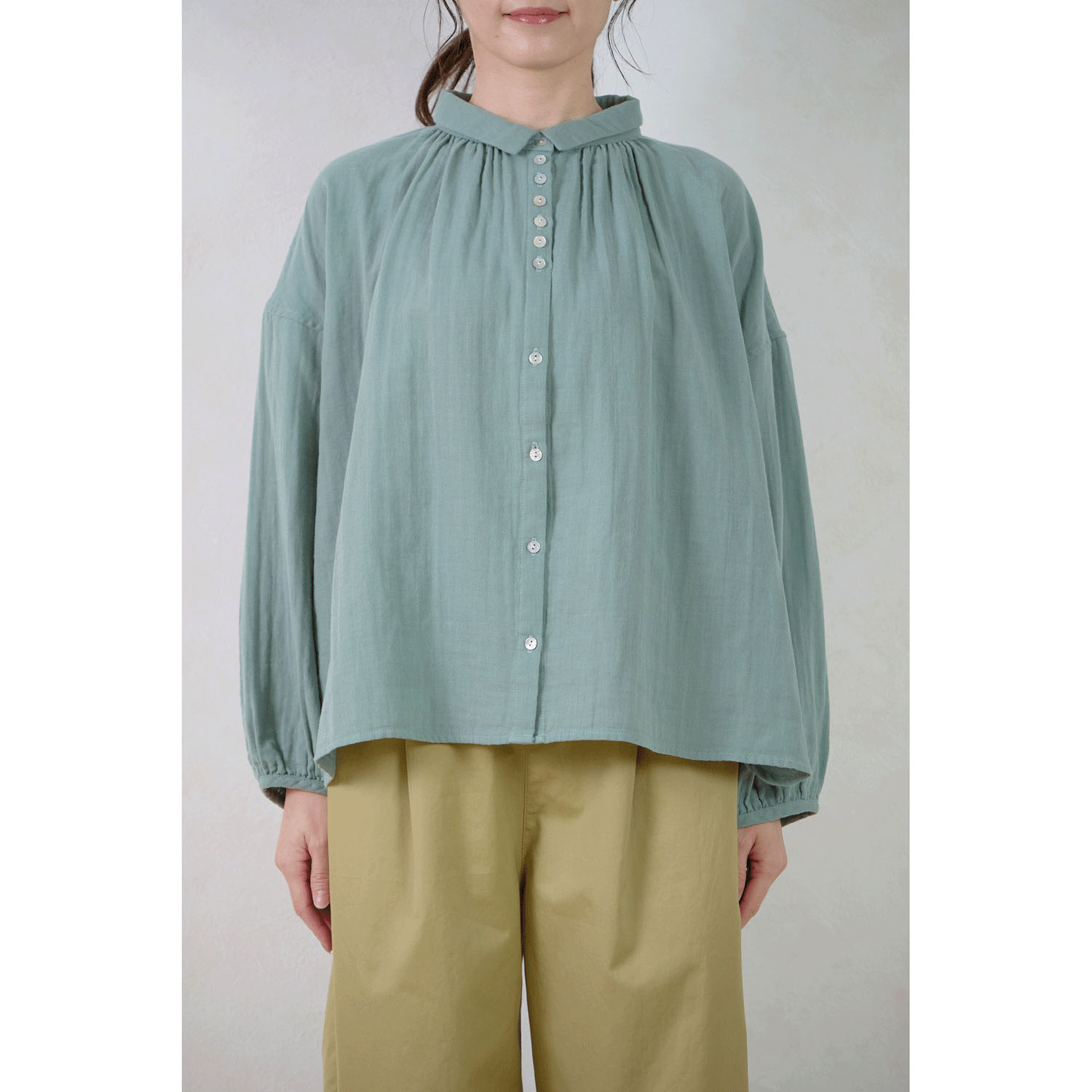 le ciel コットンガーゼブラウス - 画像6