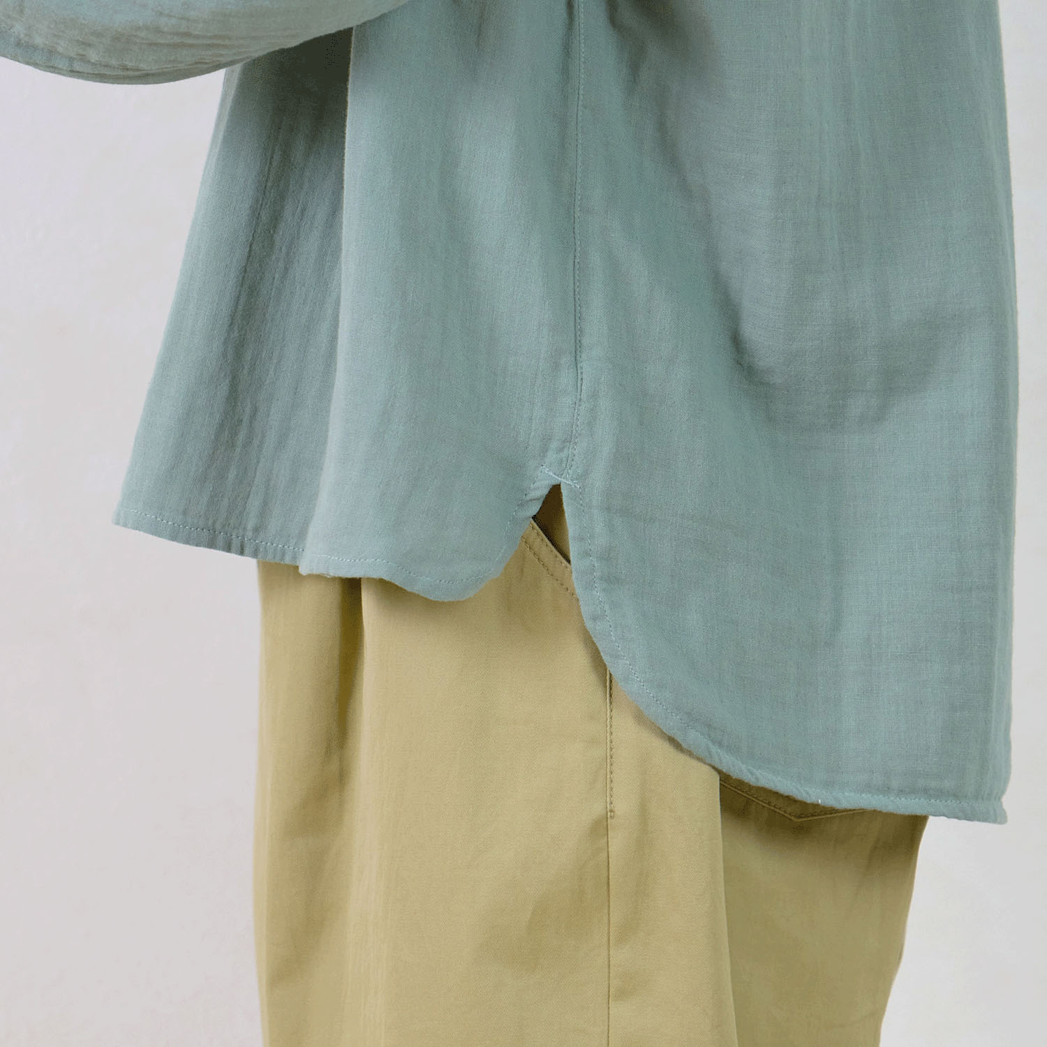 le ciel コットンガーゼブラウス - 画像10