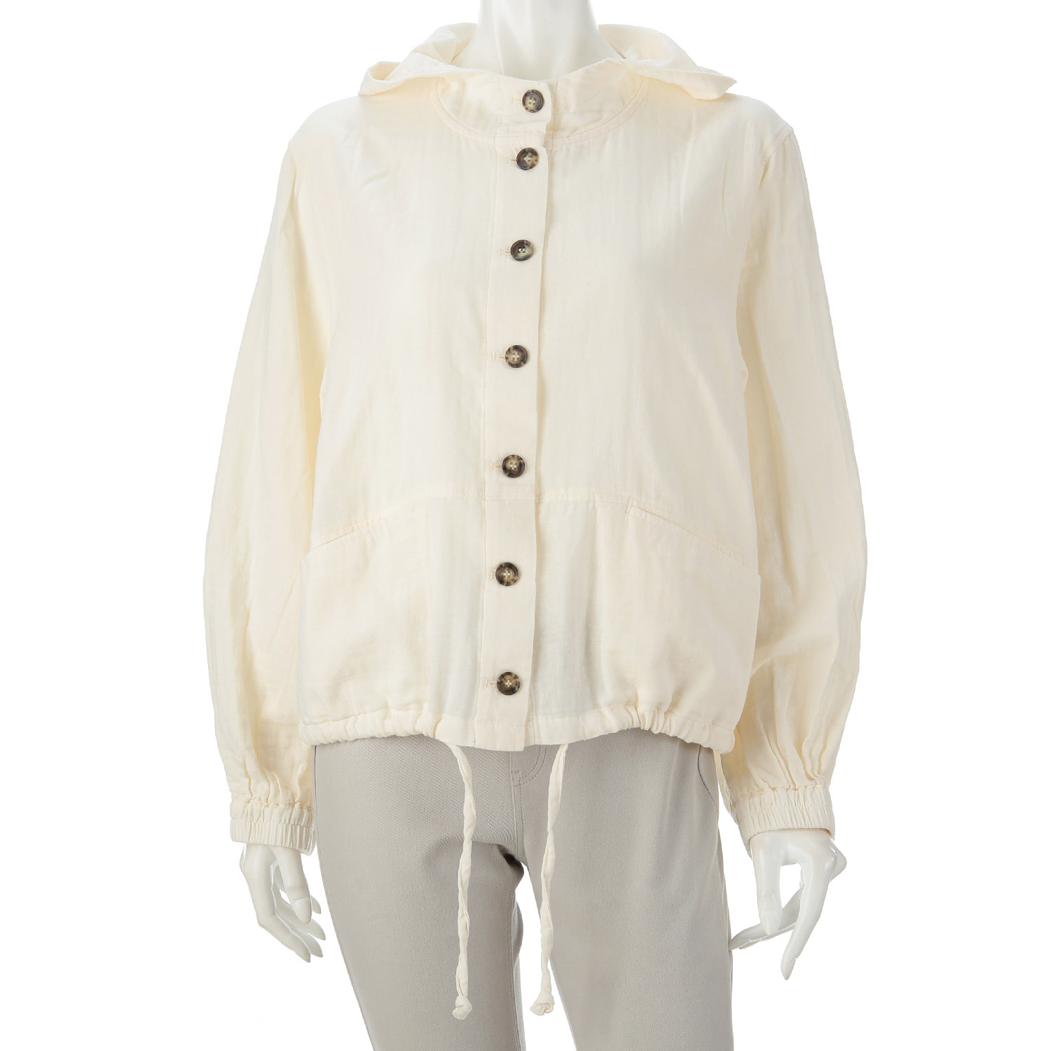 le ciel コットンガーゼパーカー - 画像5