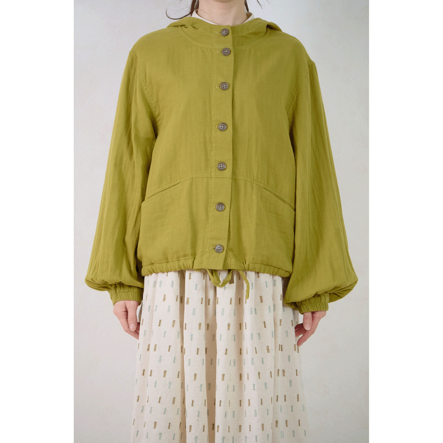 le ciel コットンガーゼパーカー - 画像9