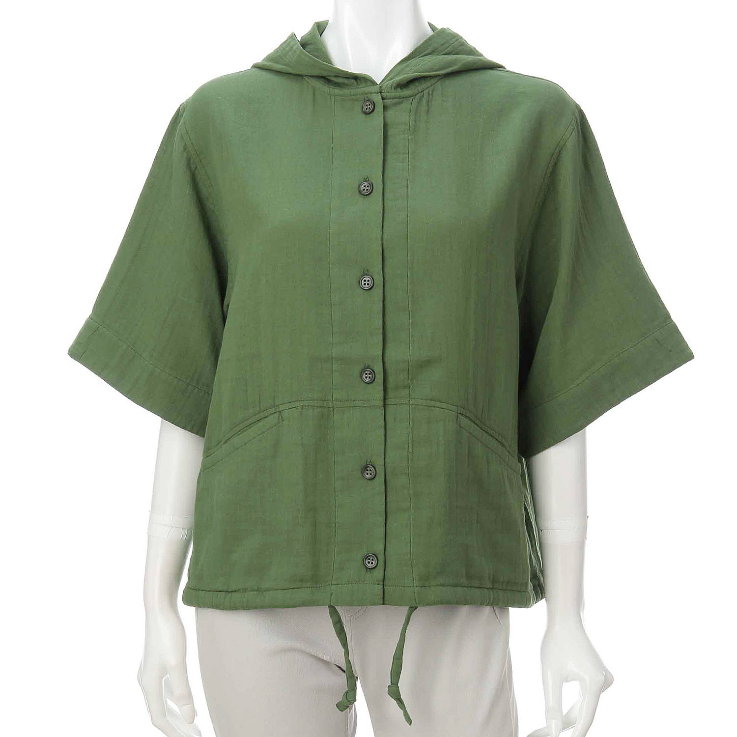 le ciel コットンガーゼパーカー - 画像5