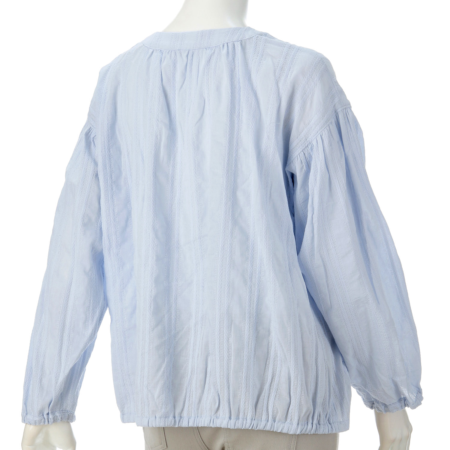 le ciel コットンコンドビースストライプブラウス - 画像11