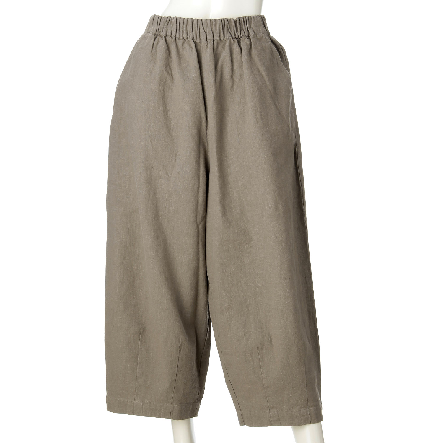 le ciel 麻綿平織パンツ