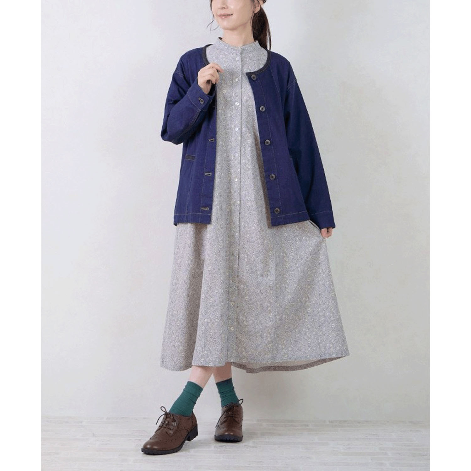 le ciel アソート花柄プリントワンピース - 画像1