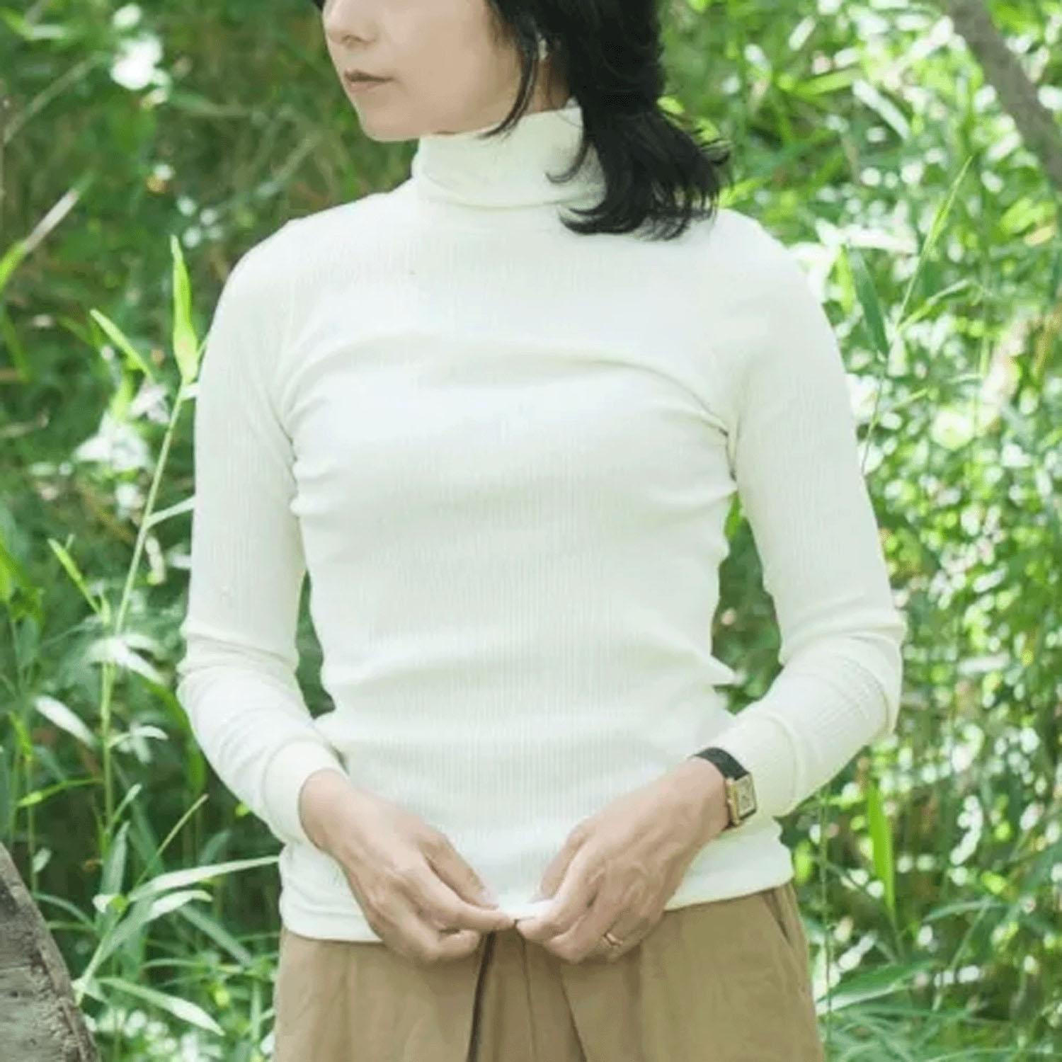 天衣無縫 コットンリブタートルネック - 画像12