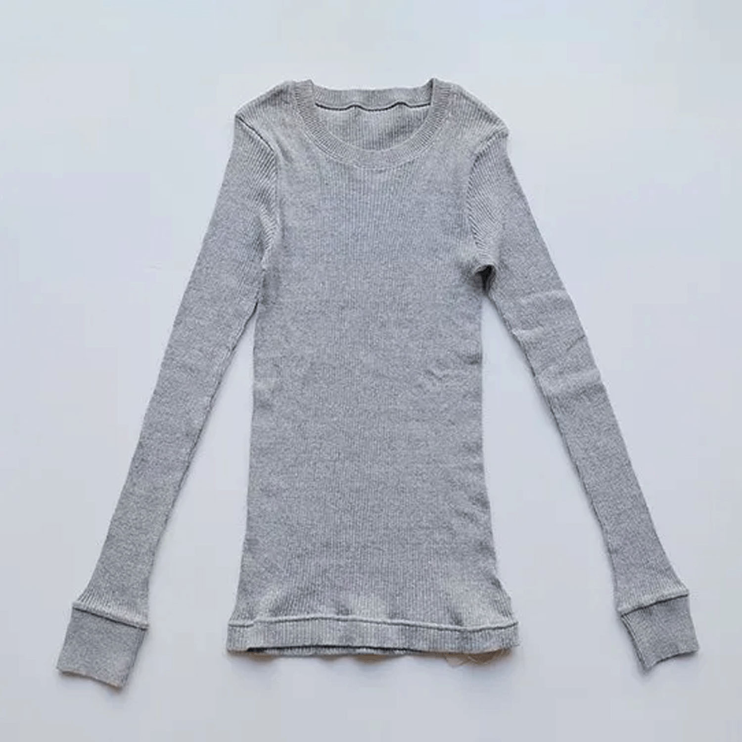 天衣無縫 コットンリブクルーネック - 画像3