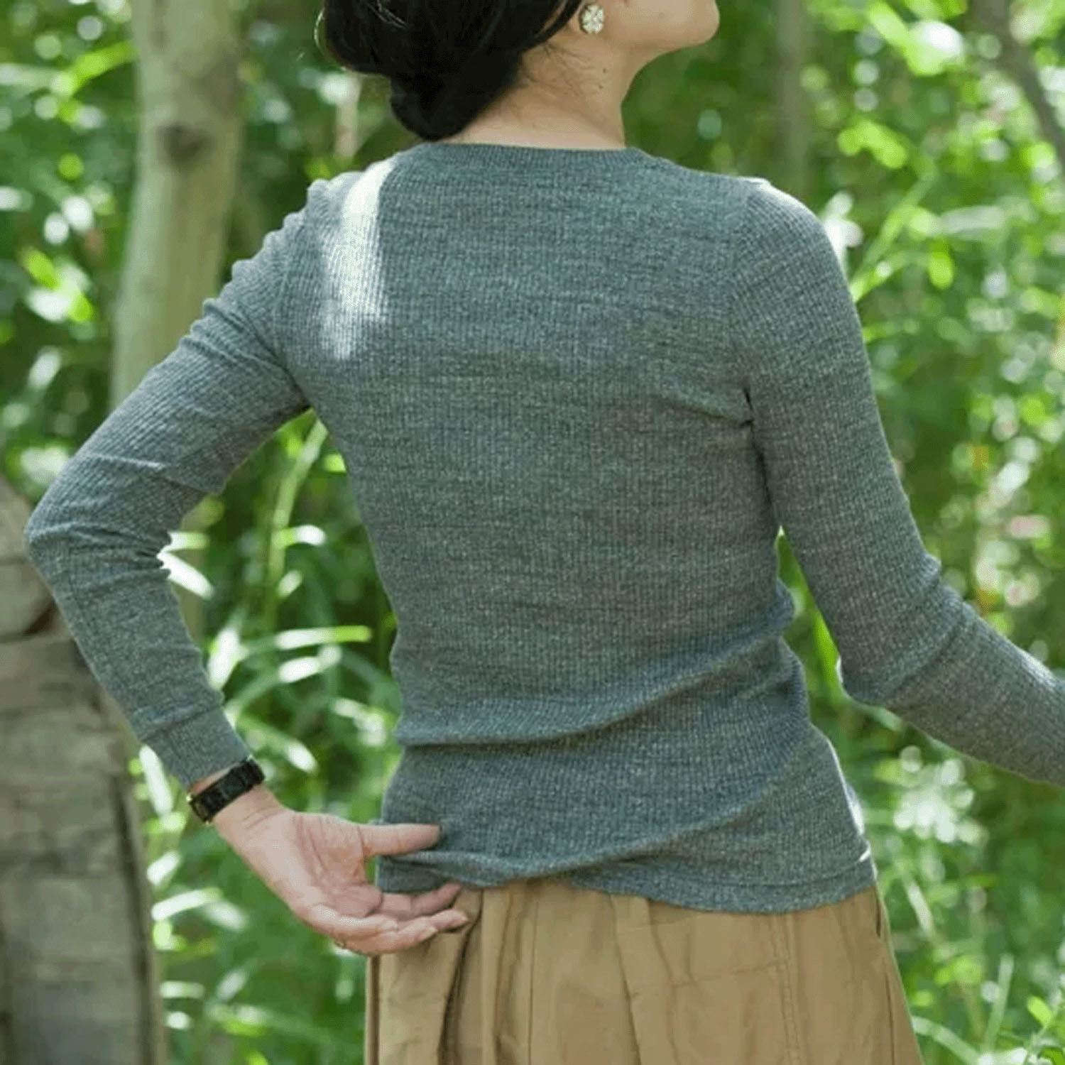 天衣無縫 コットンリブクルーネック - 画像7