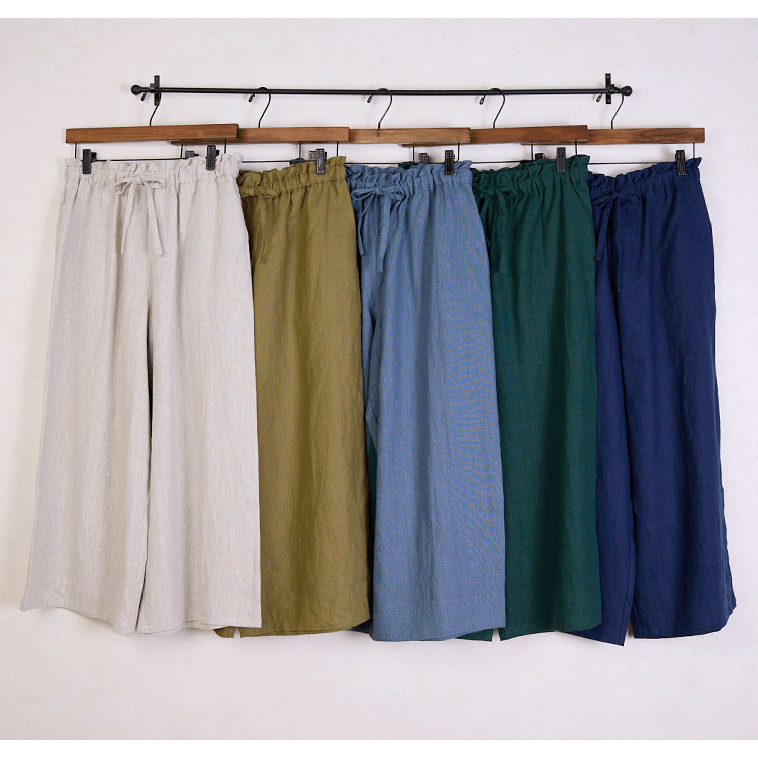 le ciel 麻平織りパンツ - 画像2