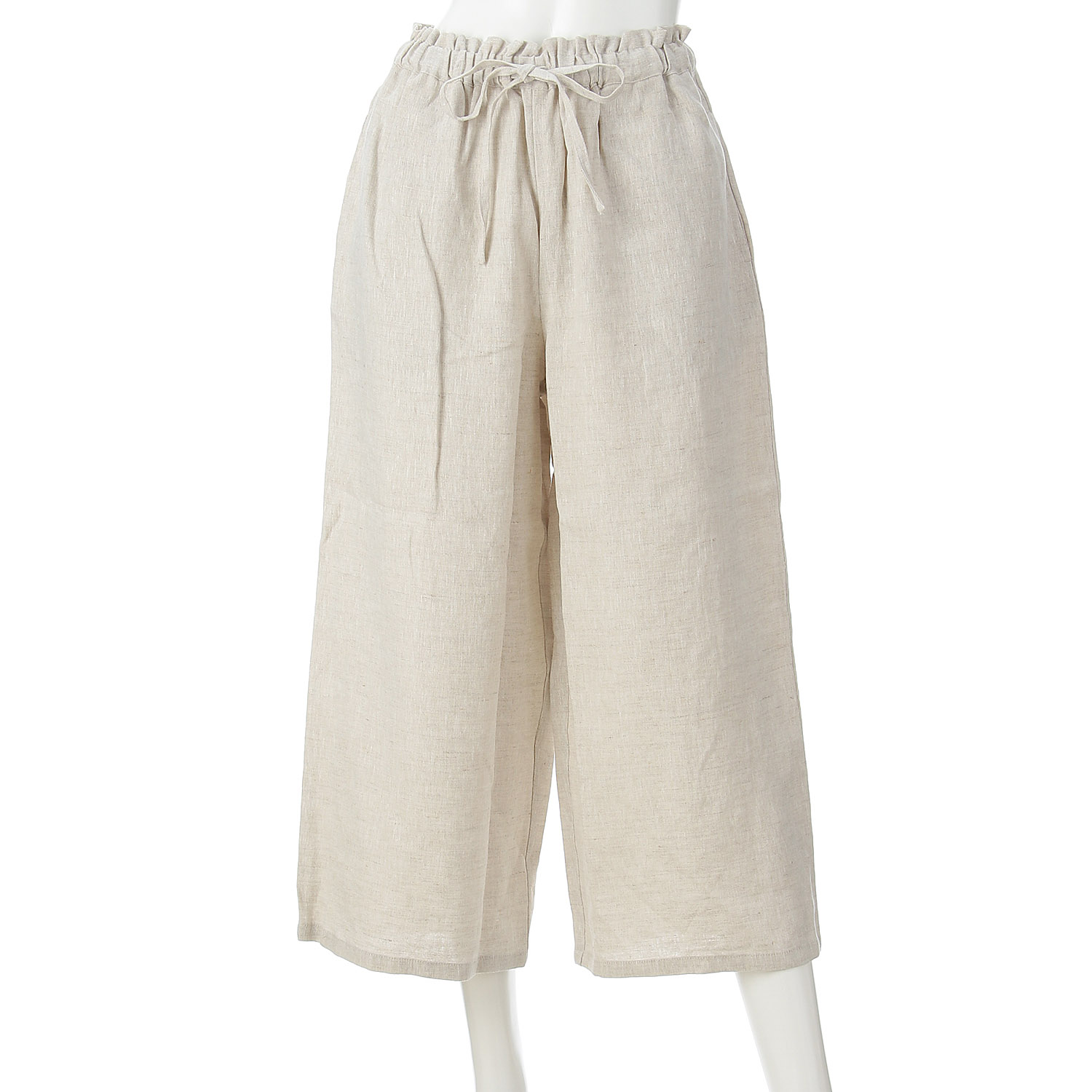 le ciel 麻平織りパンツ - 画像3