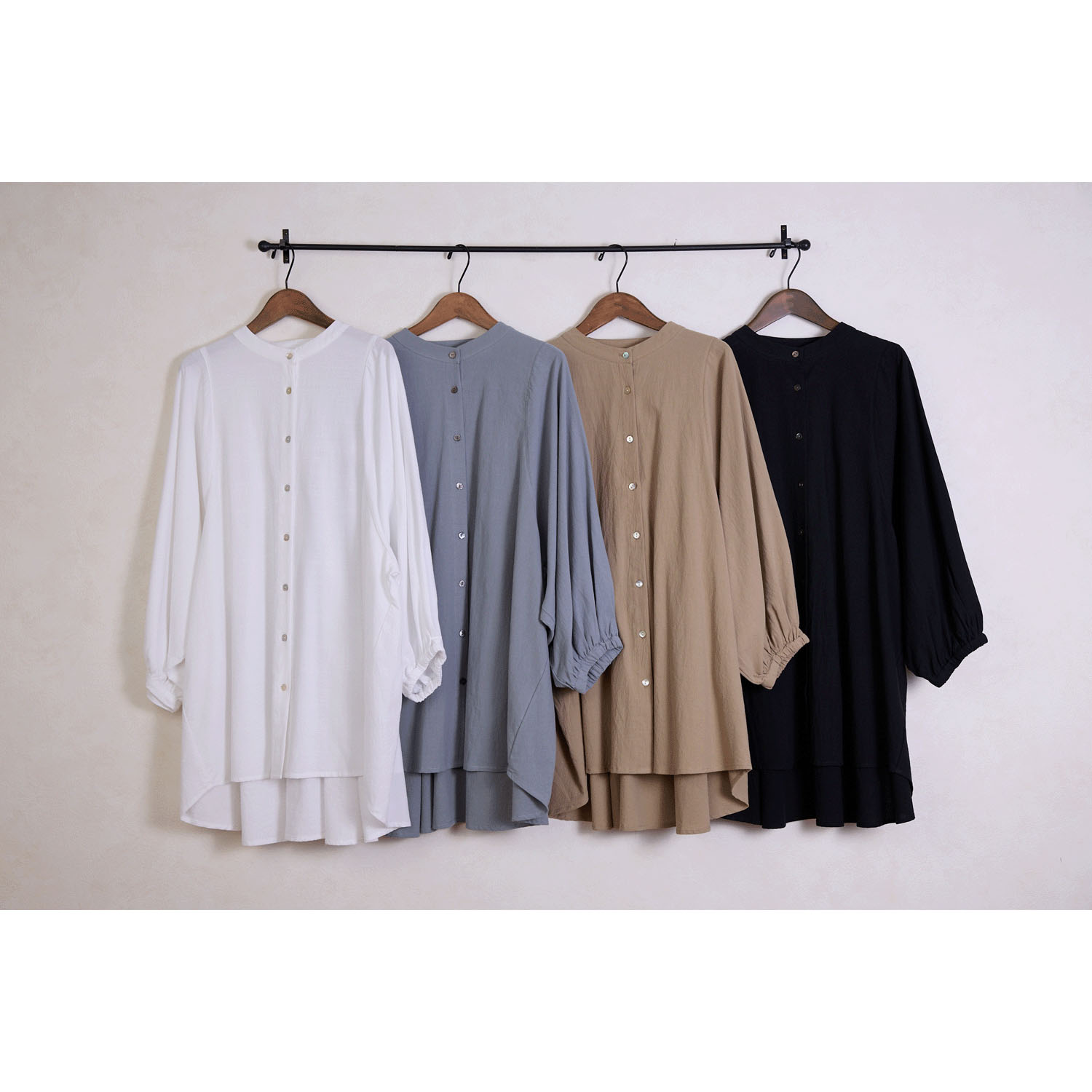 le ciel de demain コットンローンチュニックワンピース - 画像2