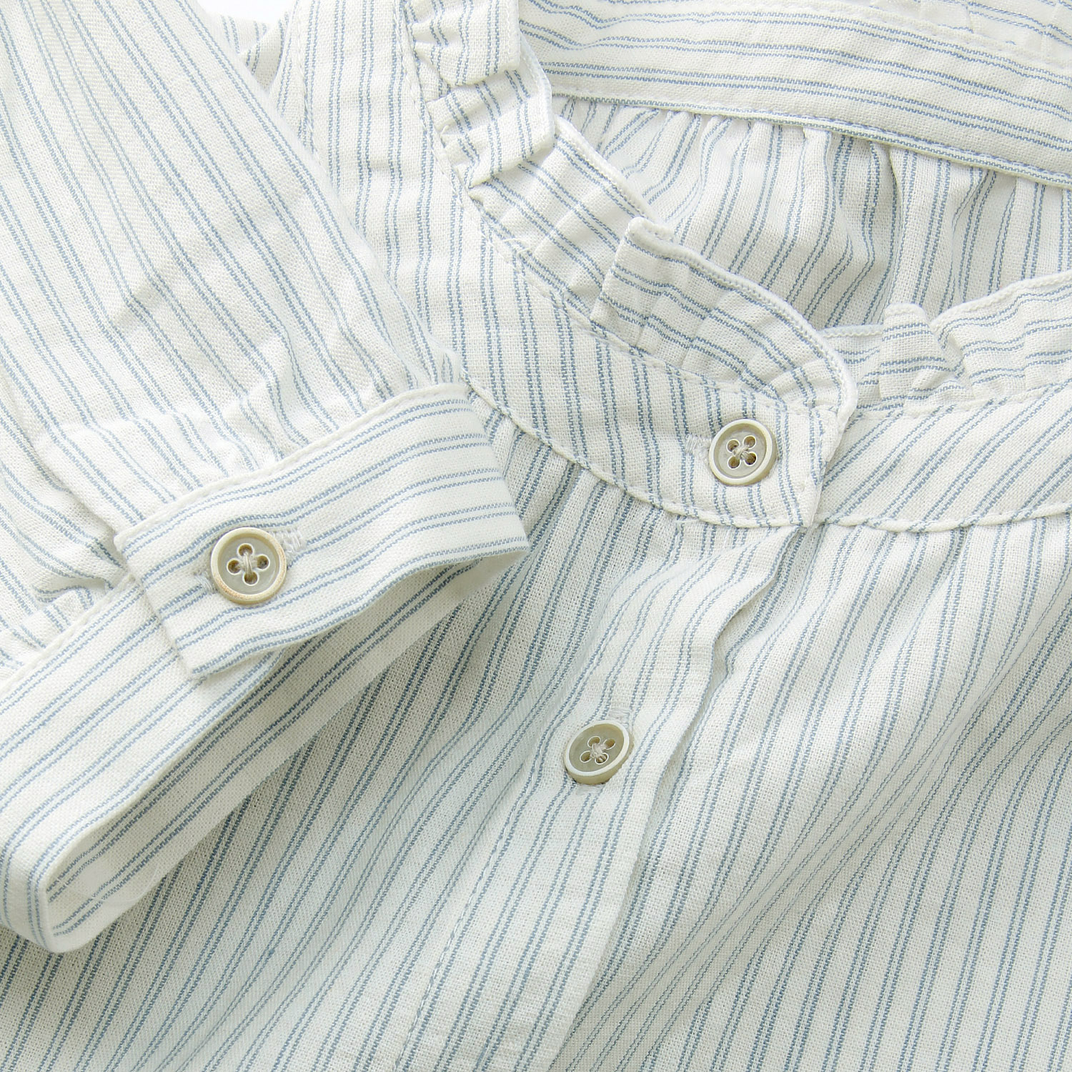 le ciel de demain コットンストライプチュニック - 画像5