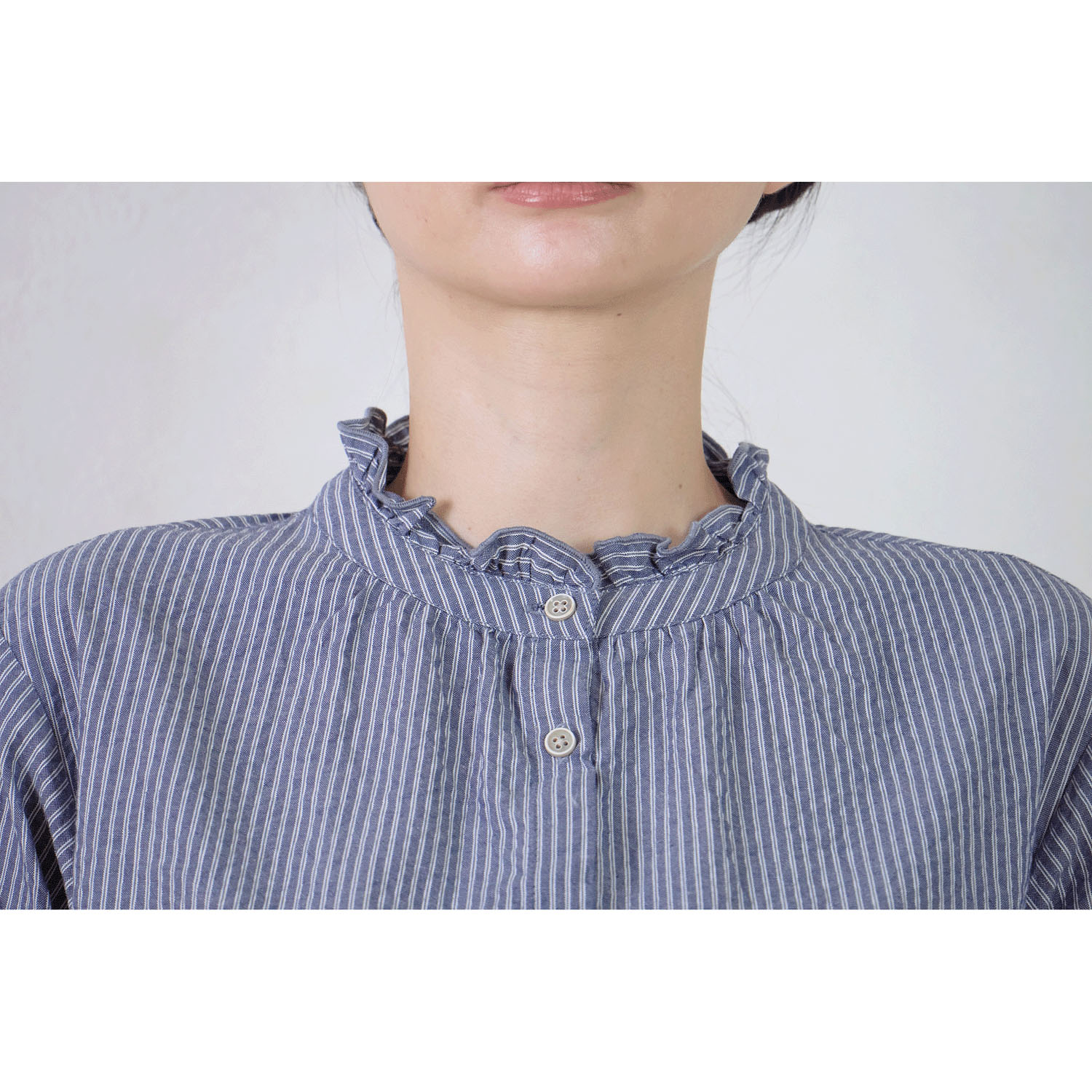 le ciel de demain コットンストライプチュニック - 画像9