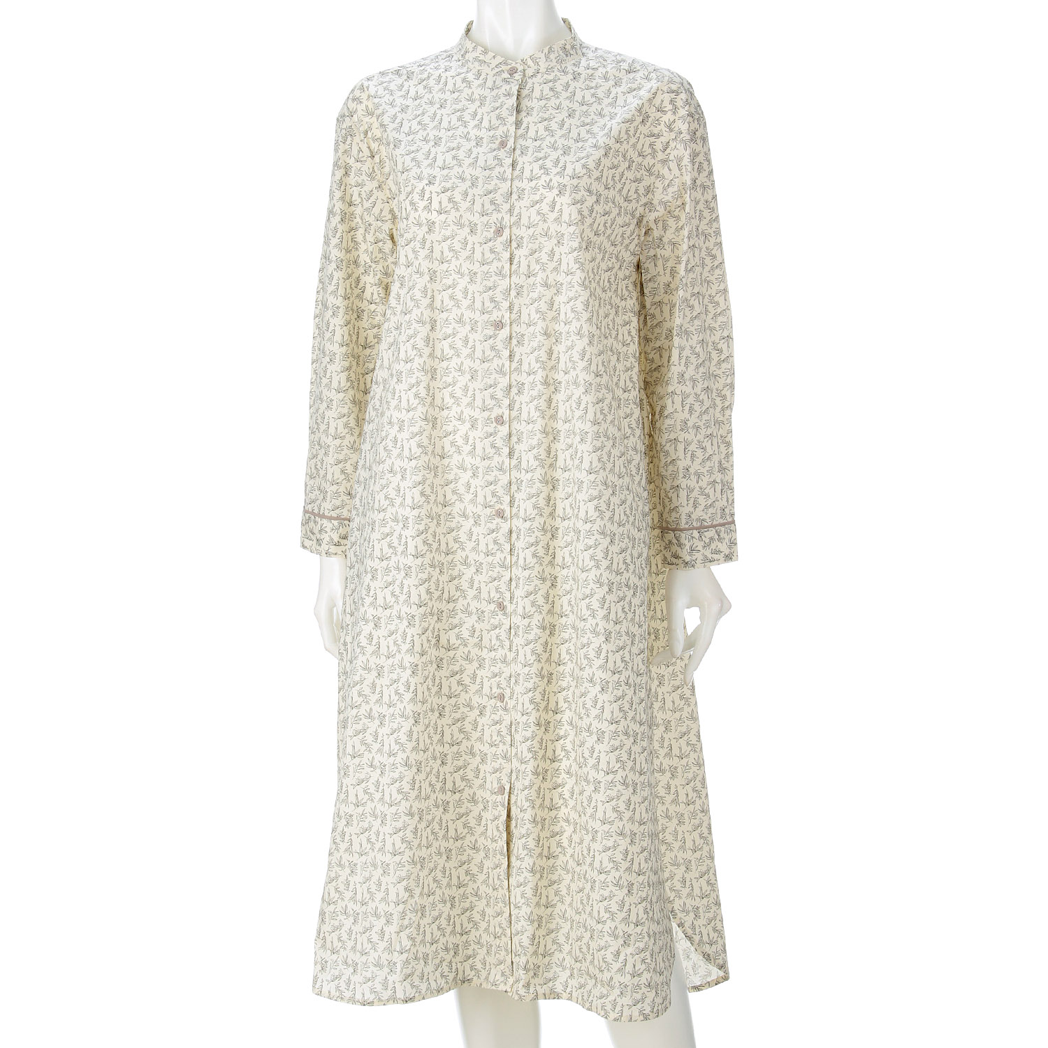 le ciel de demain コットンリーフプリントワンピース - 画像3