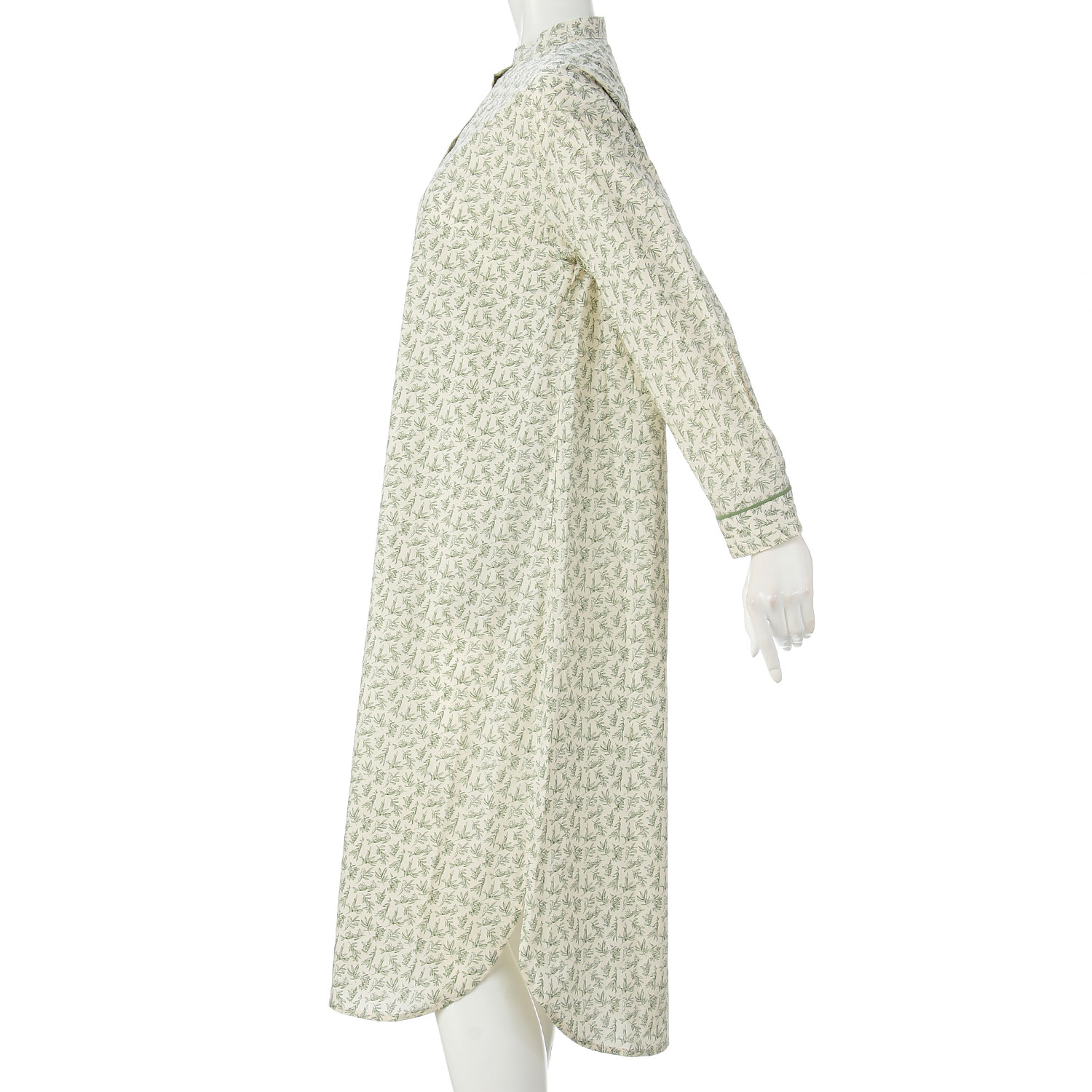 le ciel de demain コットンリーフプリントワンピース - 画像10