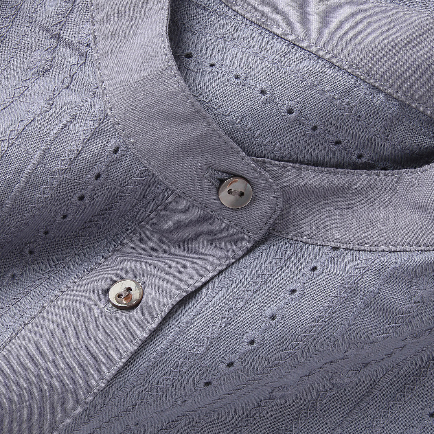 le ciel de demain コットンストライプレースチュニック - 画像13