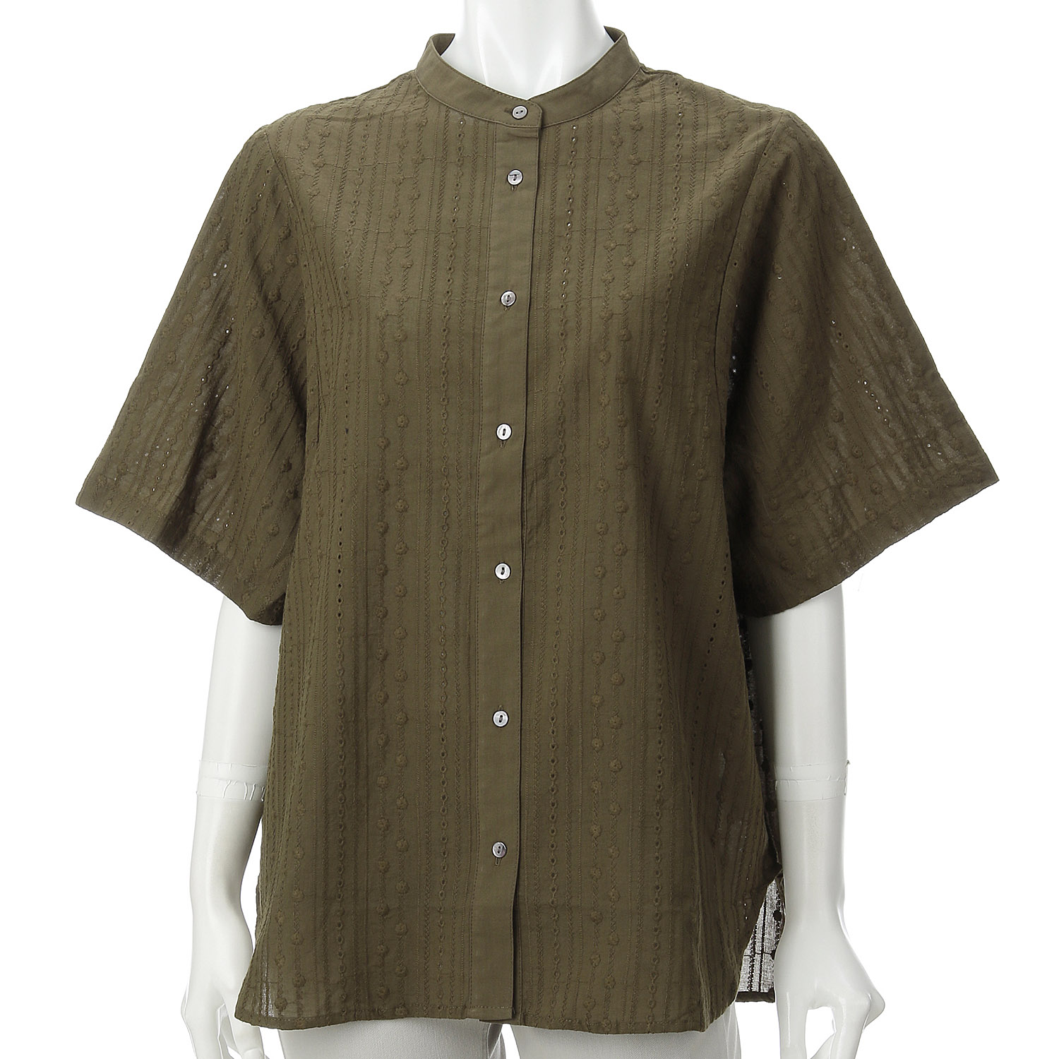 le ciel de demain コットンストライプレースチュニック - 画像9