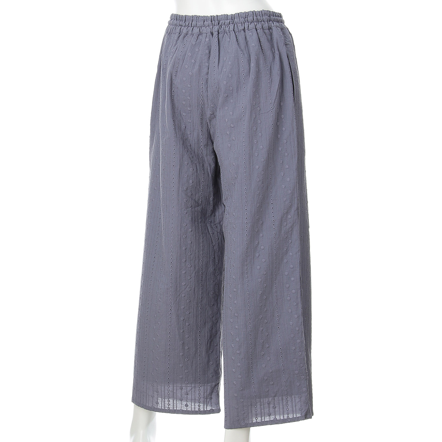 le ciel de demain コットンストライプレースパンツ - 画像5