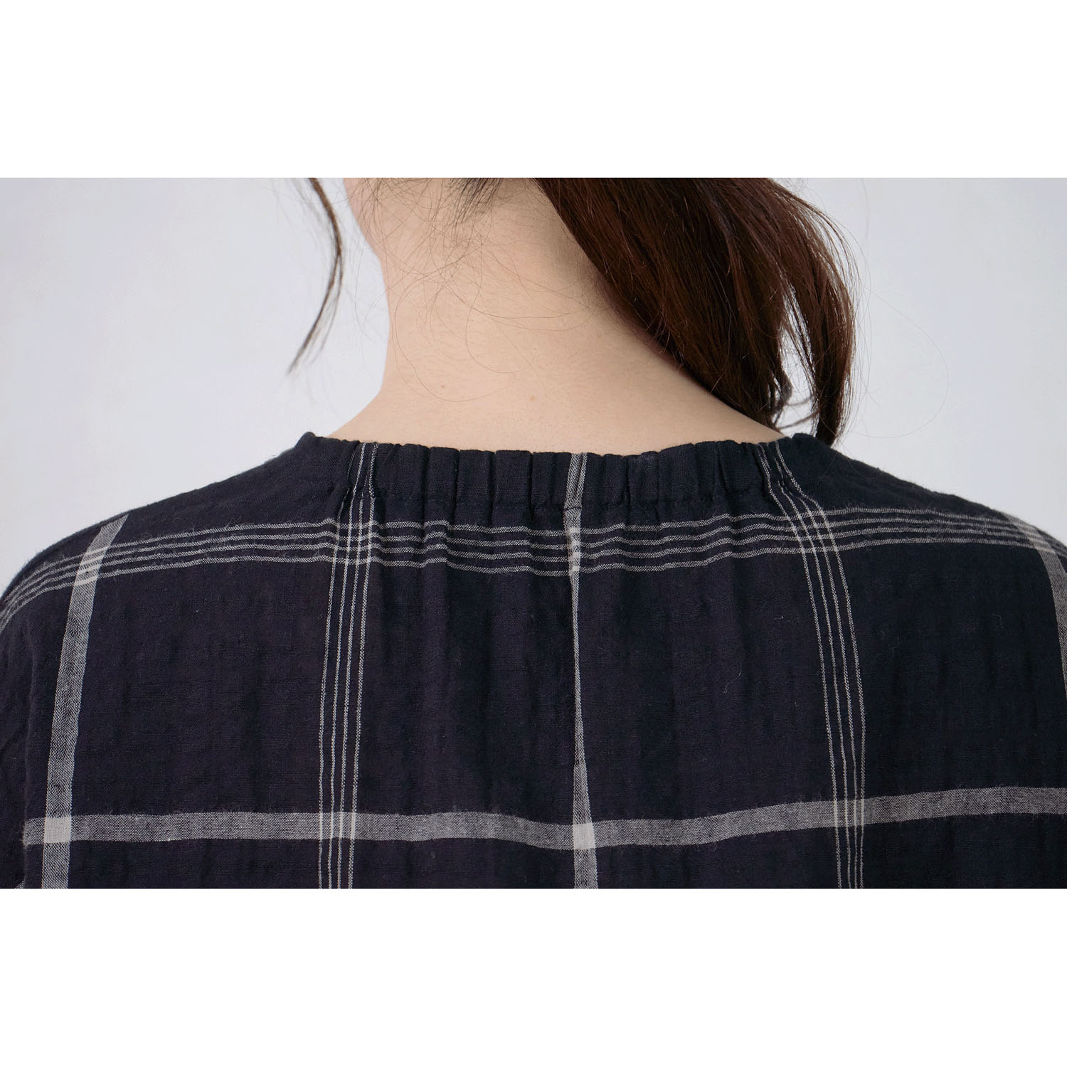 le ciel a tempsdoux 先染めチェックブラウス - 画像12