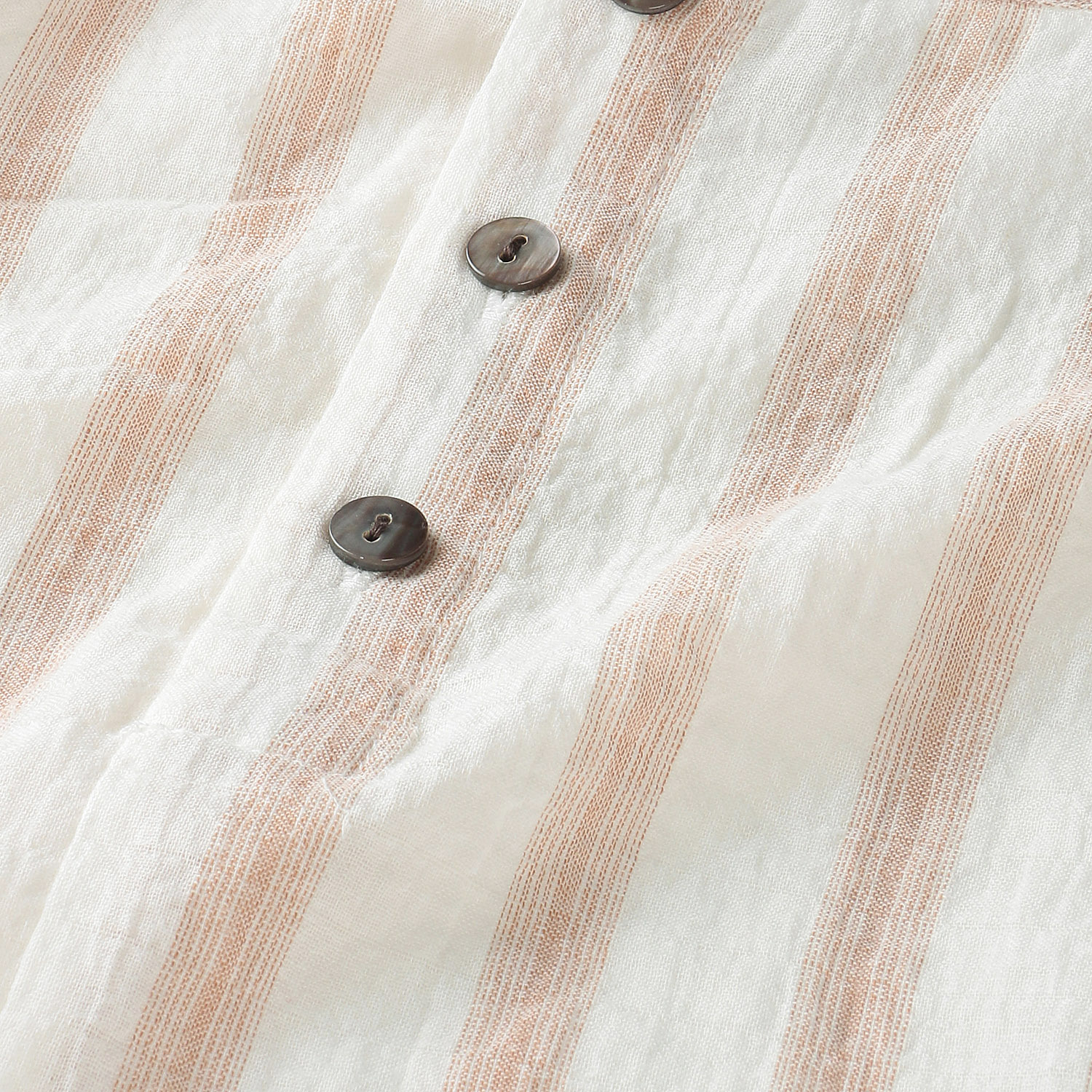 le ciel a tempsdoux 先染めストライプブラウス - 画像5