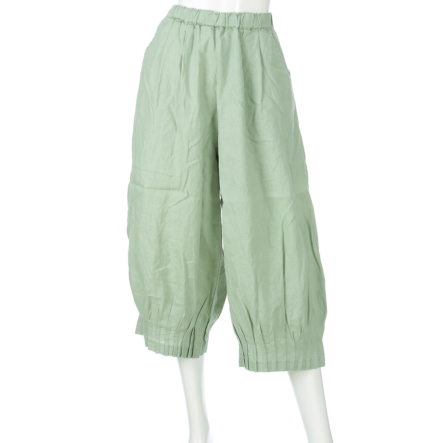 ubasoku 裏地付きワイドシルエットパンツ - 画像16