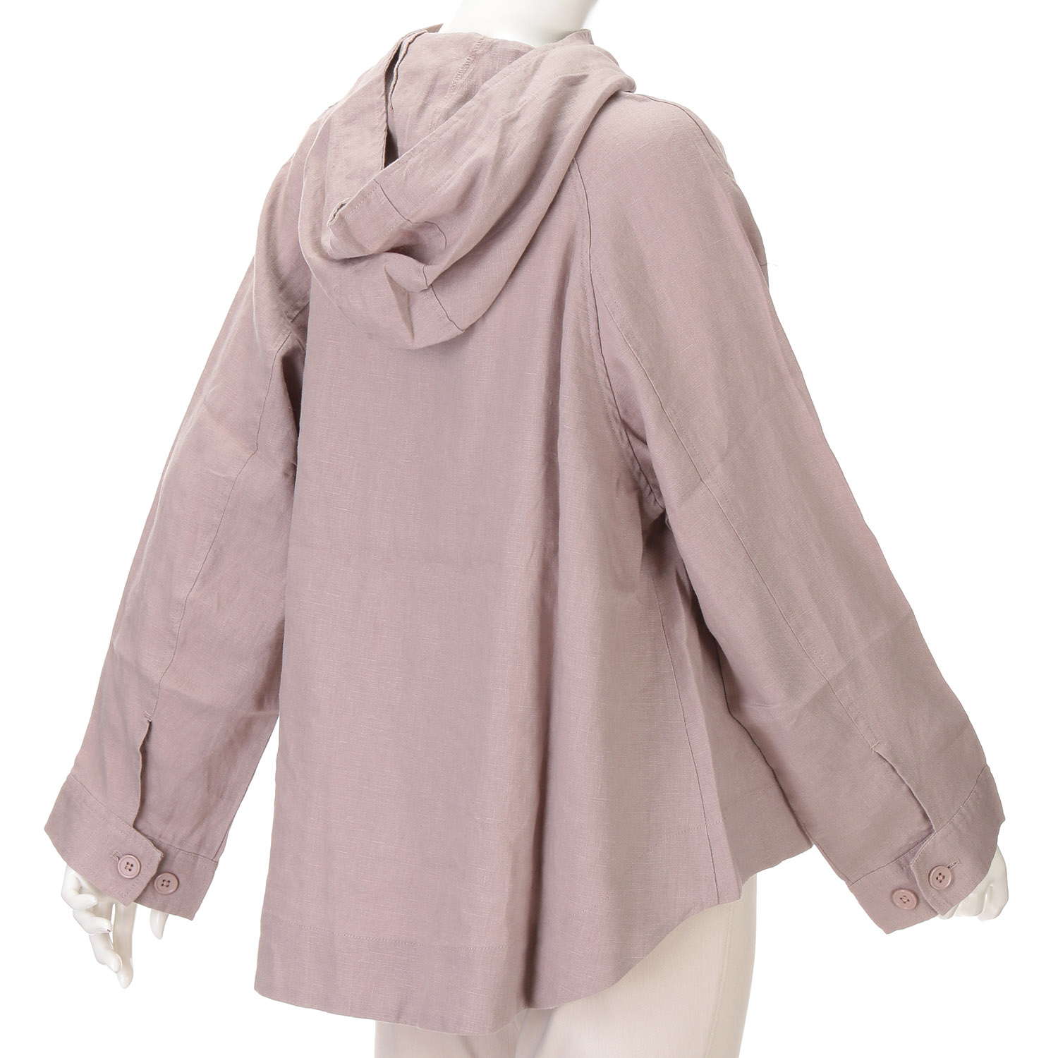 ubasoku フード付きスコッチ釦テールジャケット - 画像5