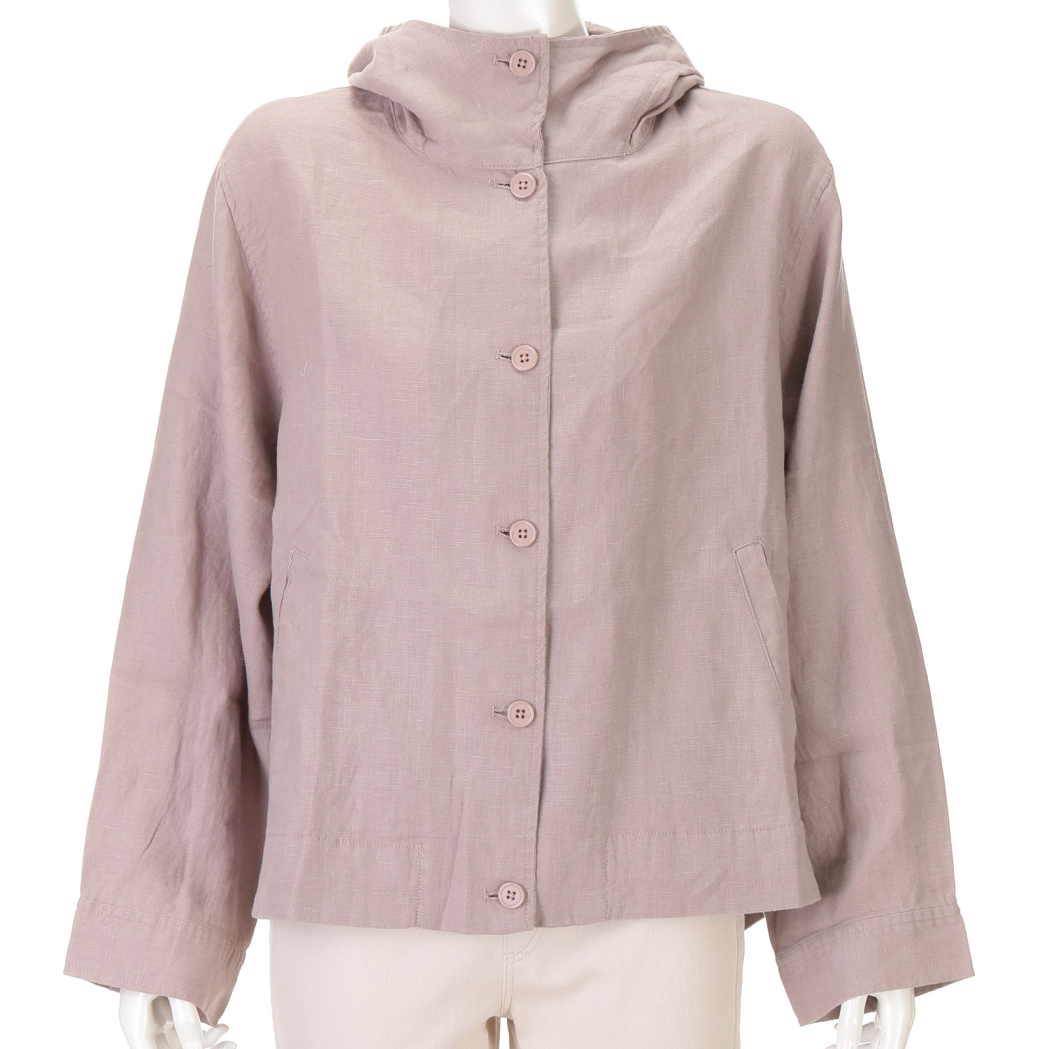 ubasoku フード付きスコッチ釦テールジャケット - 画像1