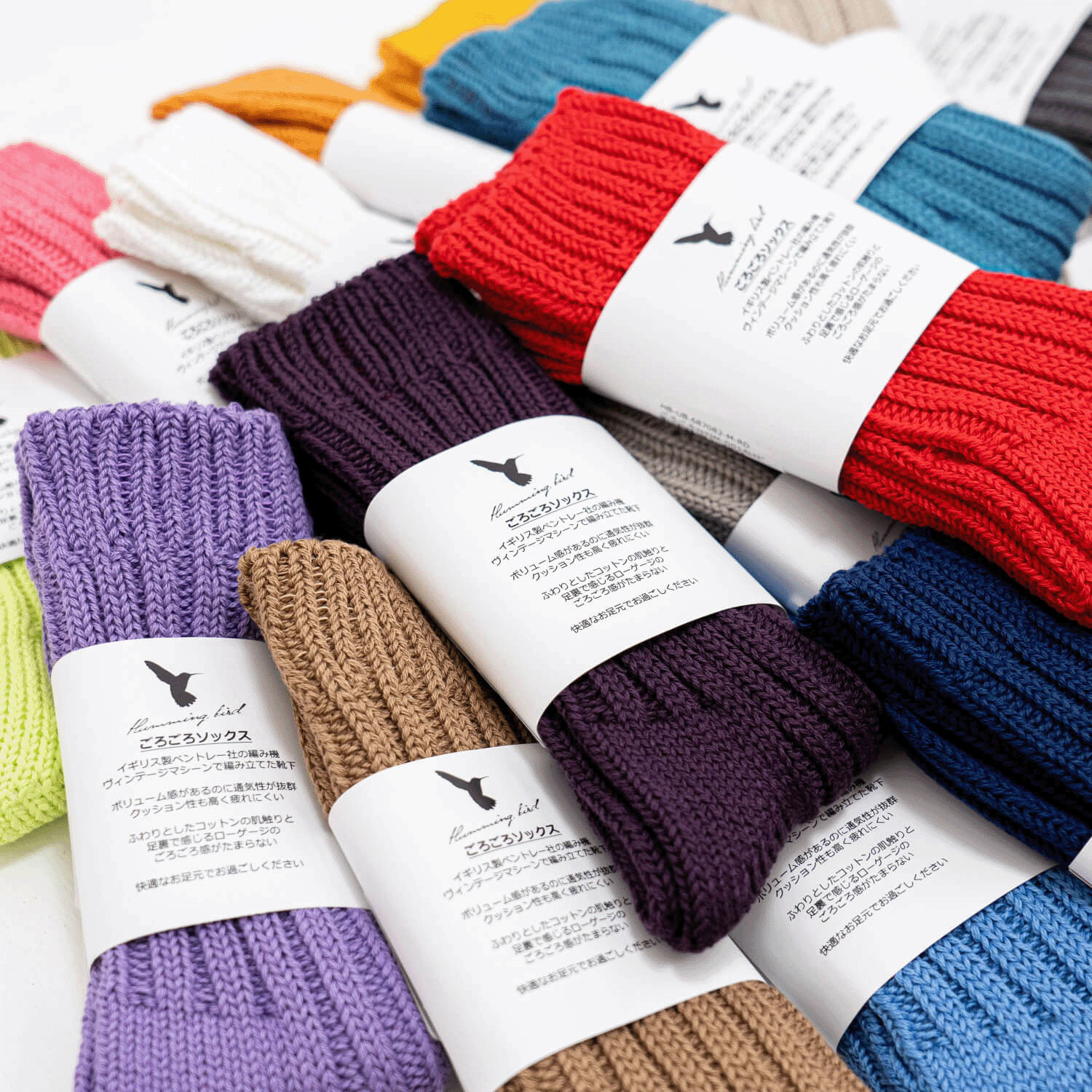 HUMMING BIRD ごろごろソックスMサイズ - 画像3