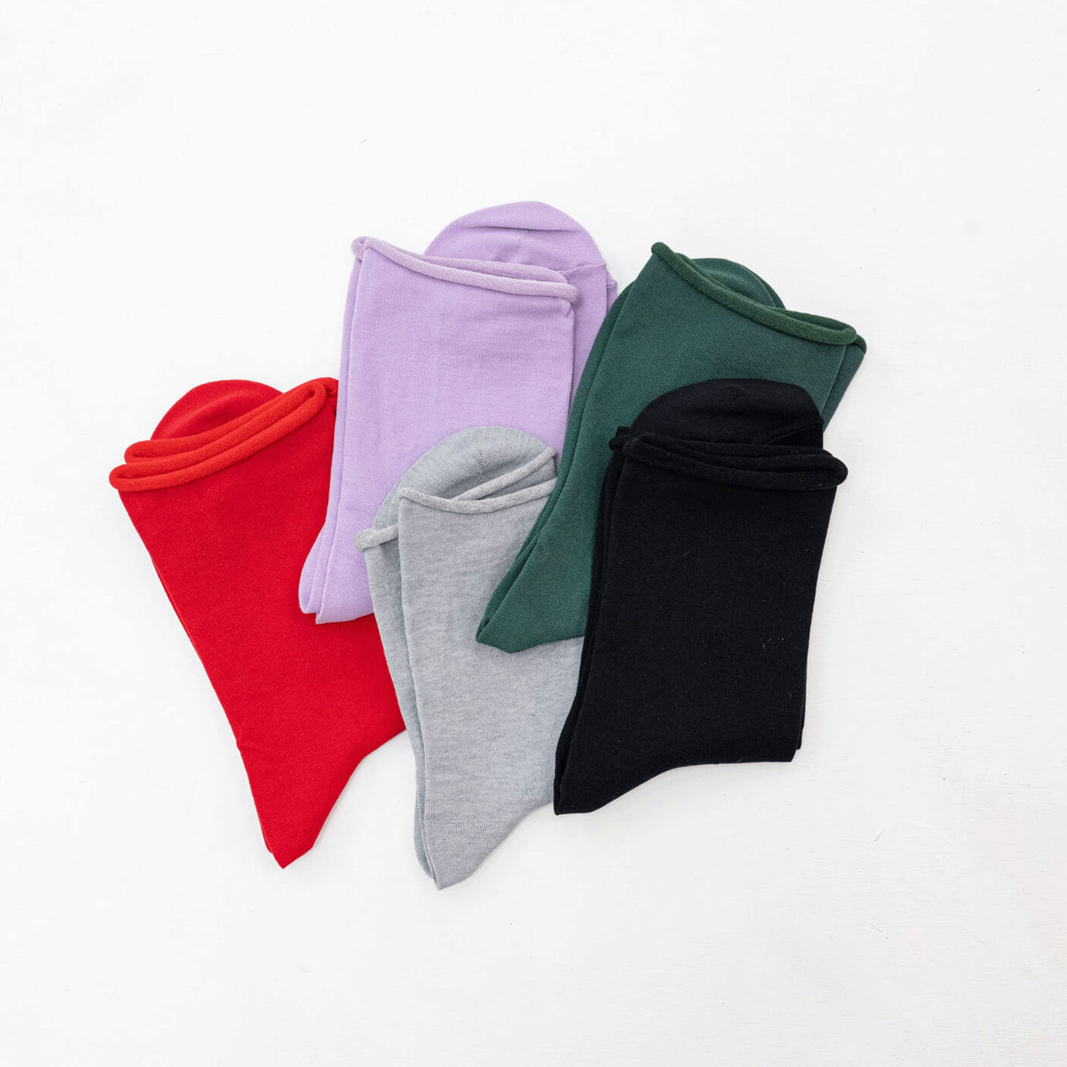 HUMMING BIRD シーアイランドコットンプレーンソックス - 画像3