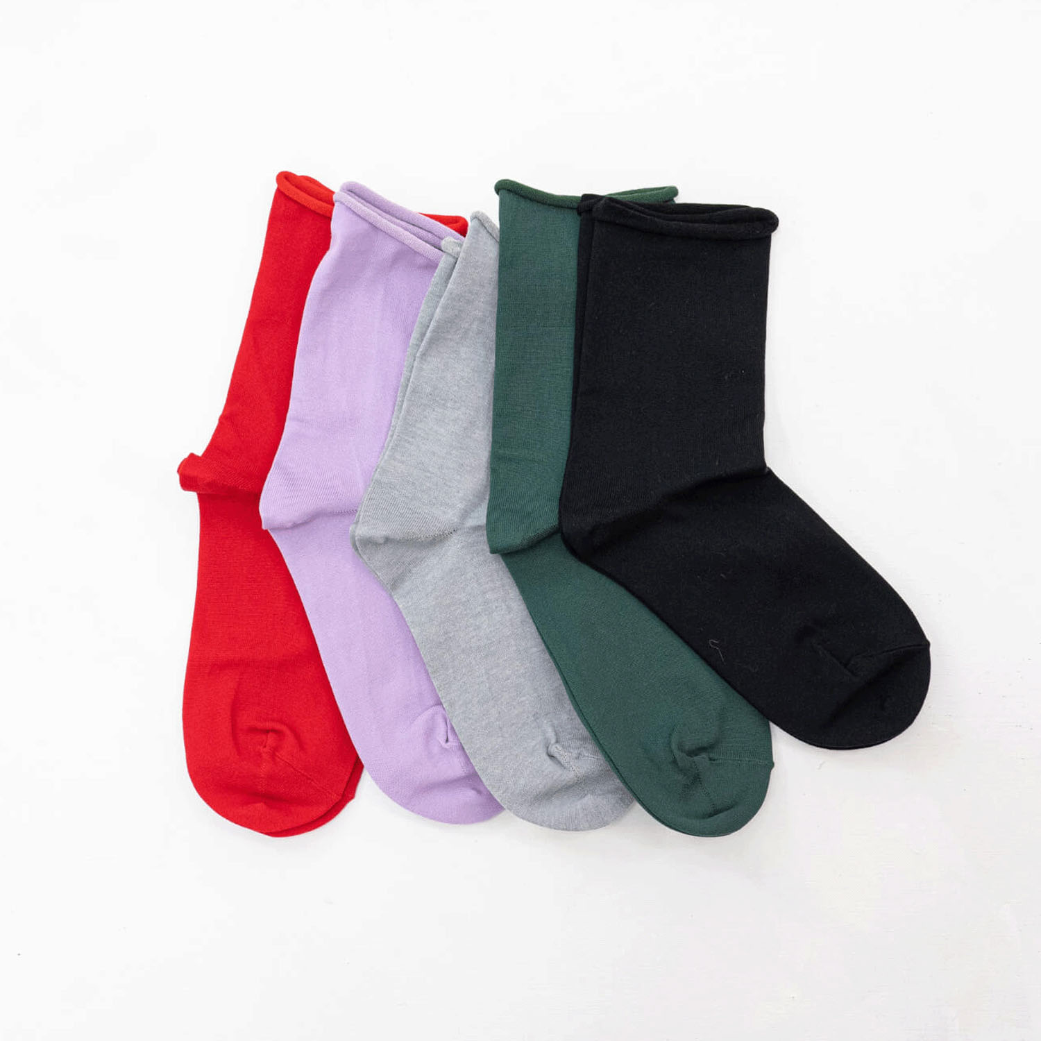 HUMMING BIRD シーアイランドコットンプレーンソックス