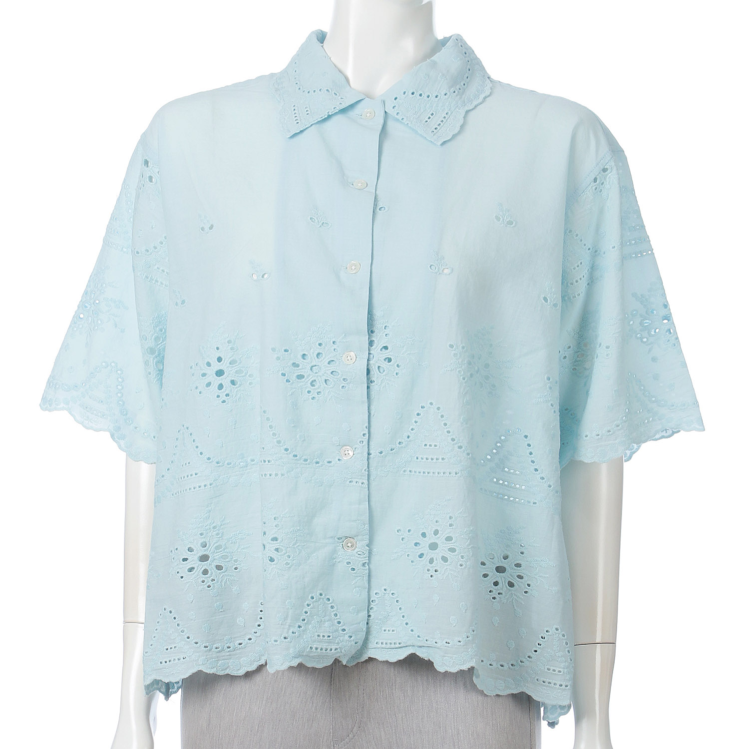 AUG レースブラウス