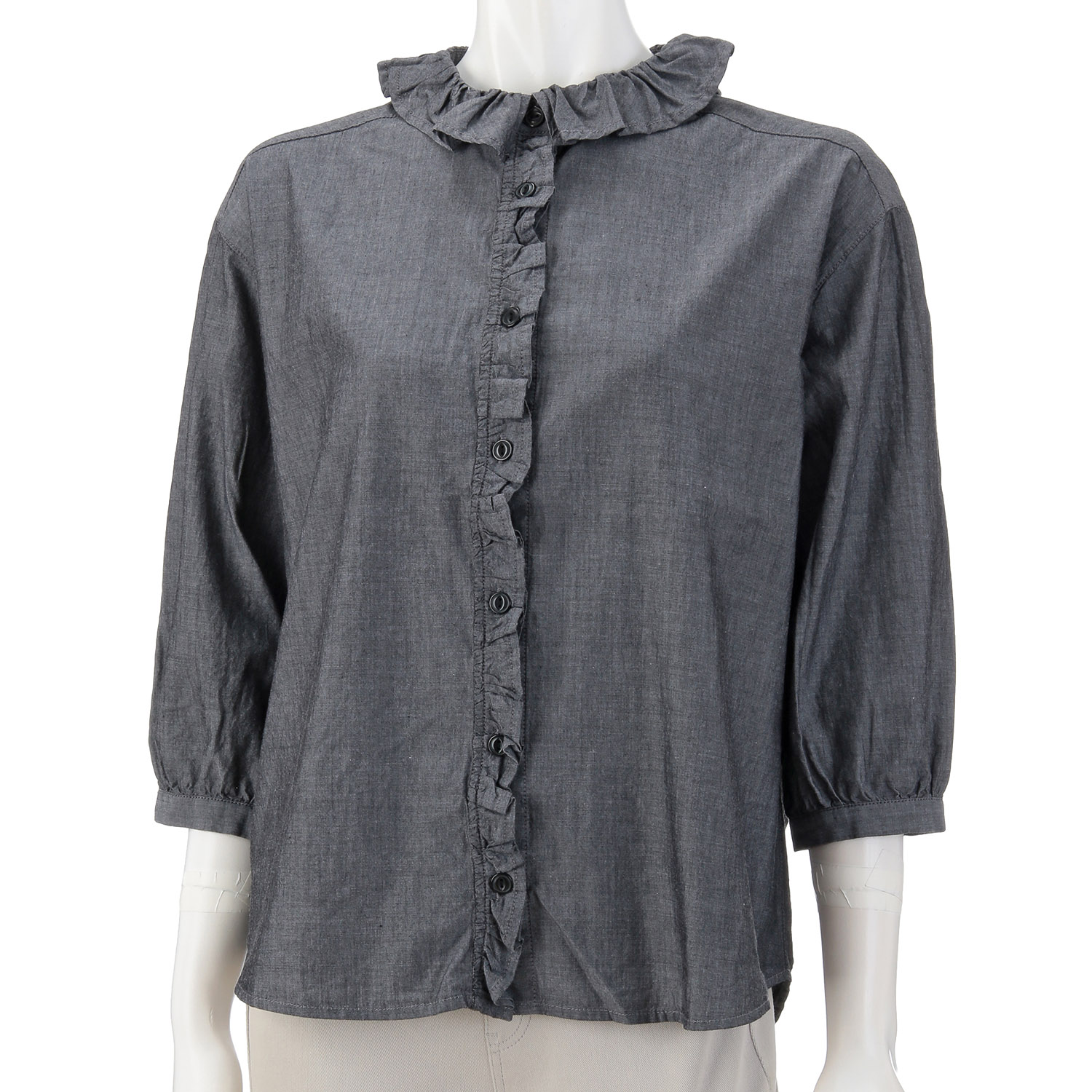 【新ブランド】VAMU フリルカラーブラウス - 画像4