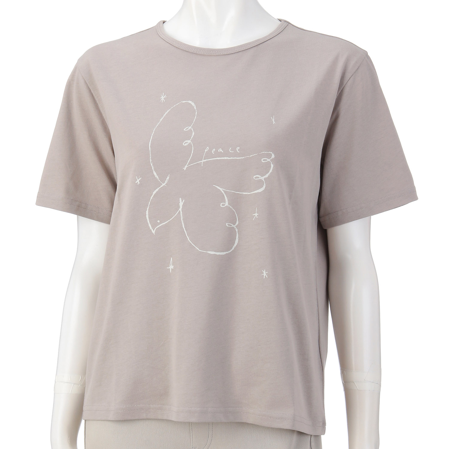 【Insta Live】【新ブランド】VAMU ピースバードプリントTシャツ - 画像3