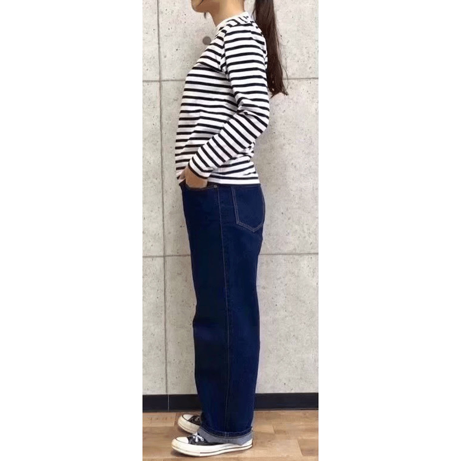 AUG ボーダークルーネックT - 画像3