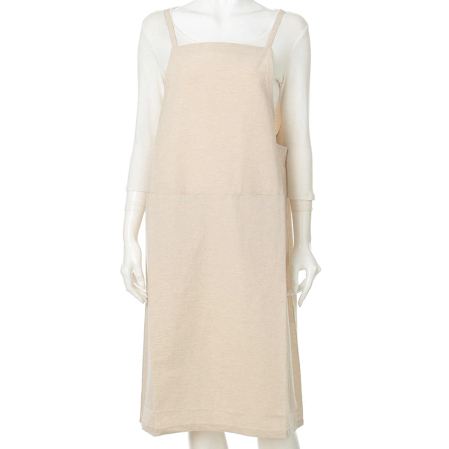 【ETONET限定】homeworking CL高密度ローンエプロンワンピース - 画像2