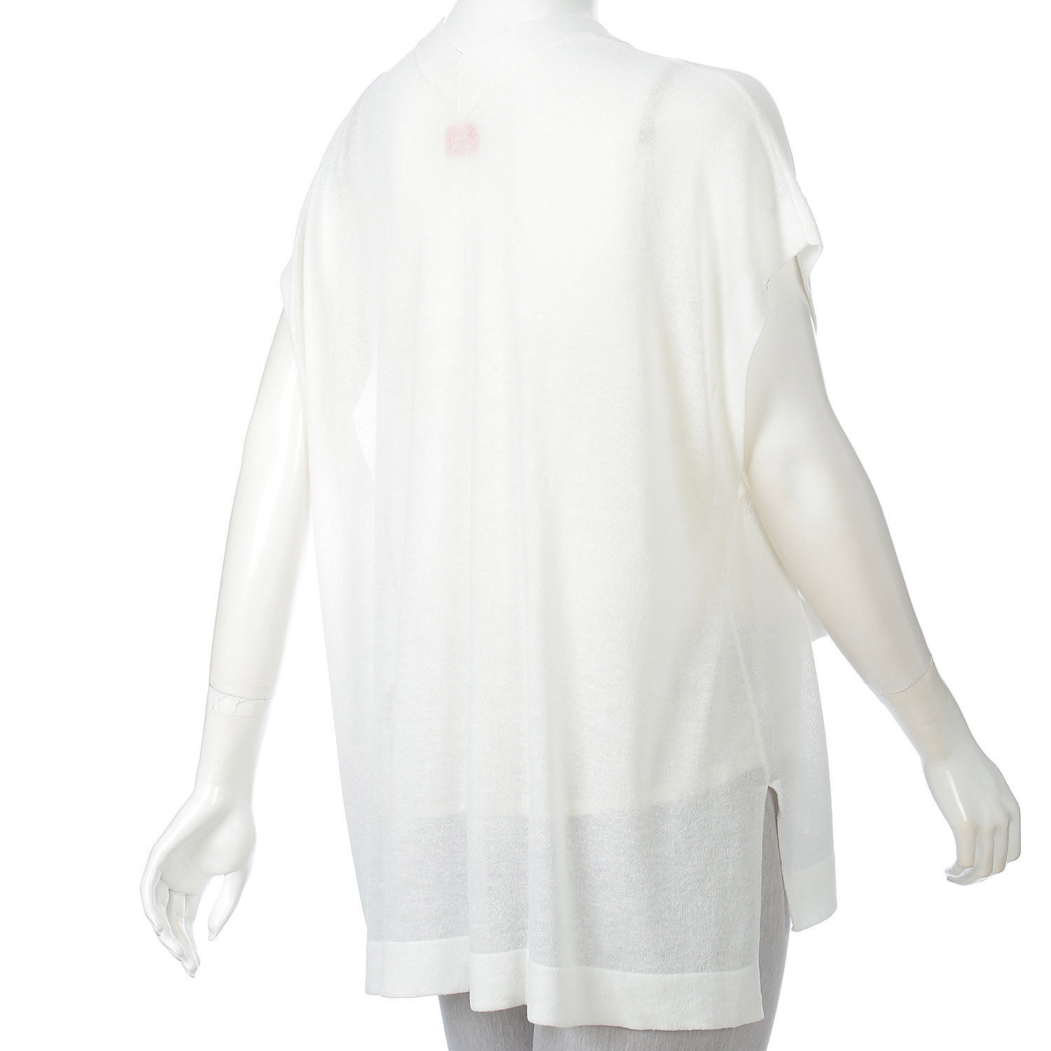 【Insta Live】mao made Vネック前あきゆったりジレ - 画像5