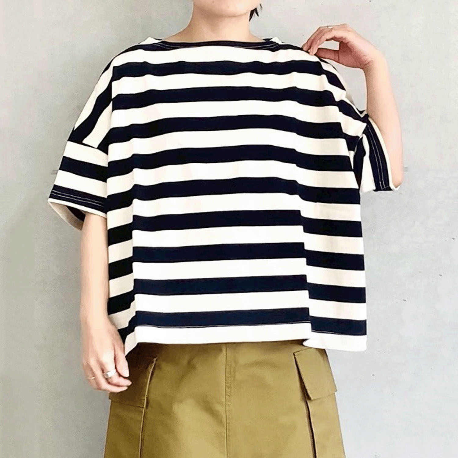 AUG 太ボーダーボートNワイドTee - 画像1